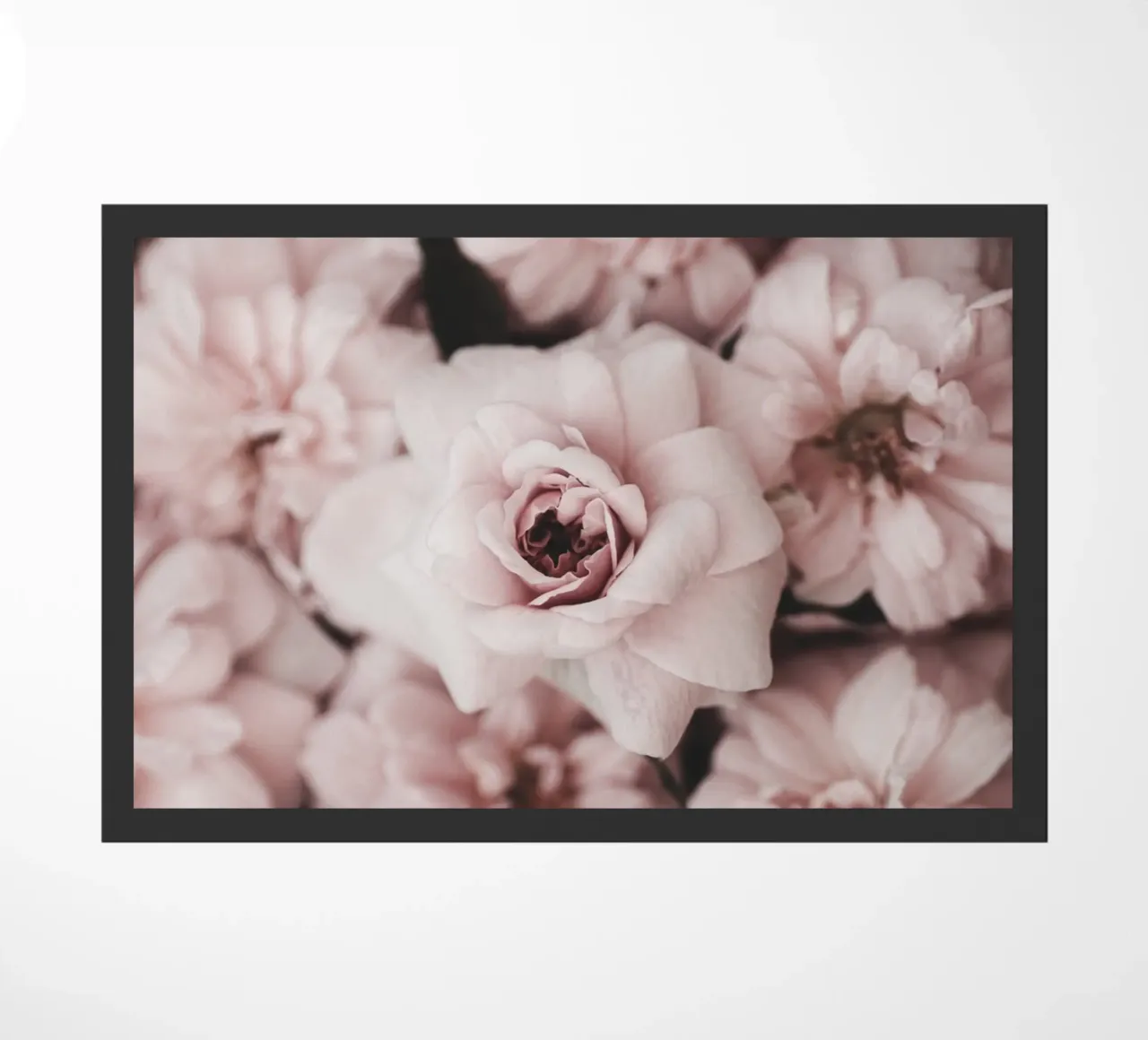 Morbido splendore floreale - Rosa romantico e delicato zerbino da Whole©