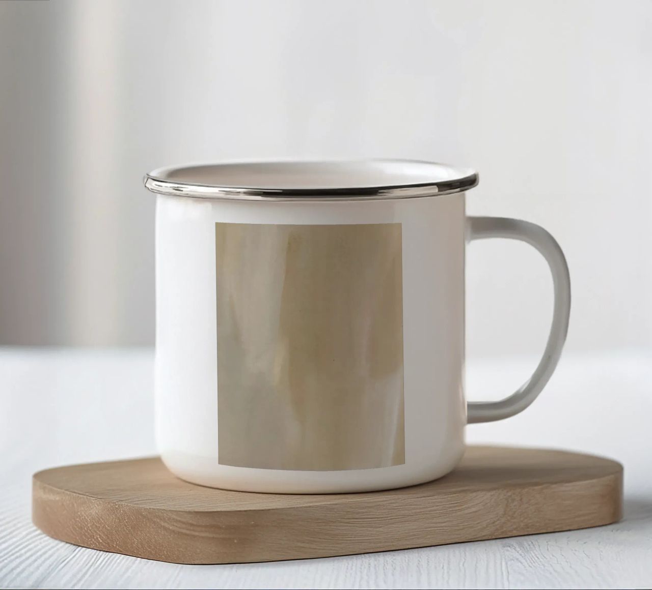 Boho Artistic 6 Texture 4 Emaille Tasse von Boho Print Collection