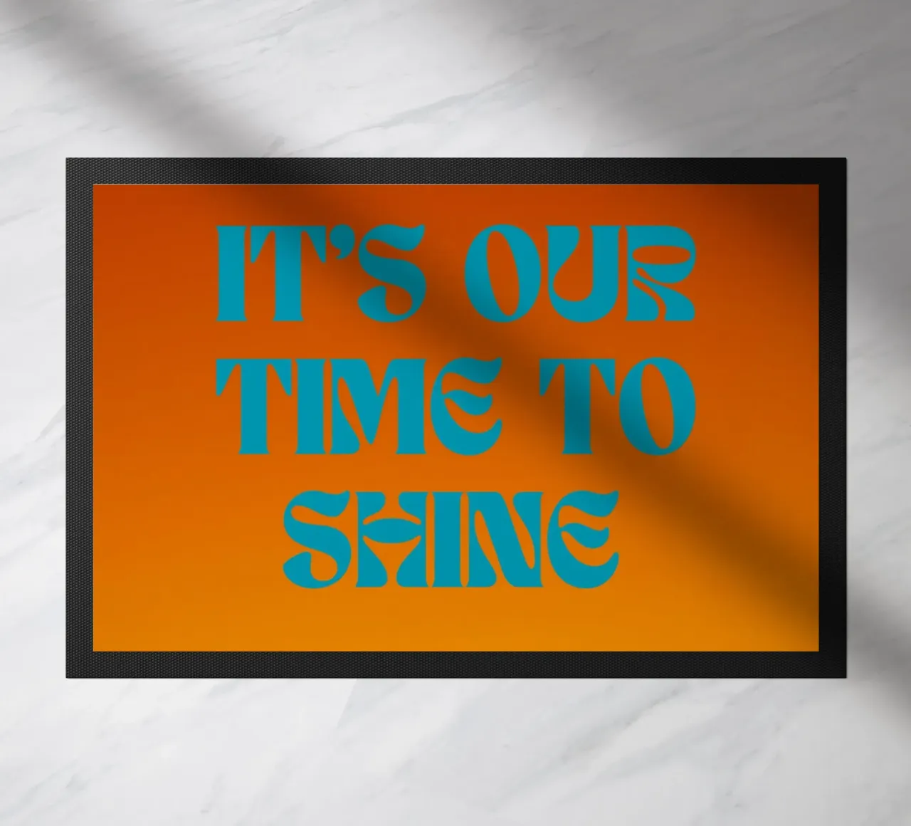 Shine Bright zerbino da inspirational quote