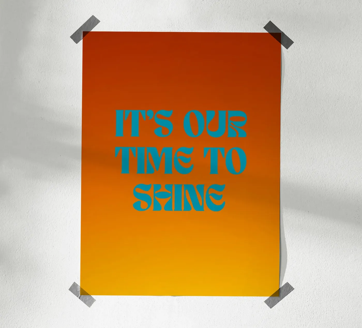 Shine Bright poster da inspirational quote