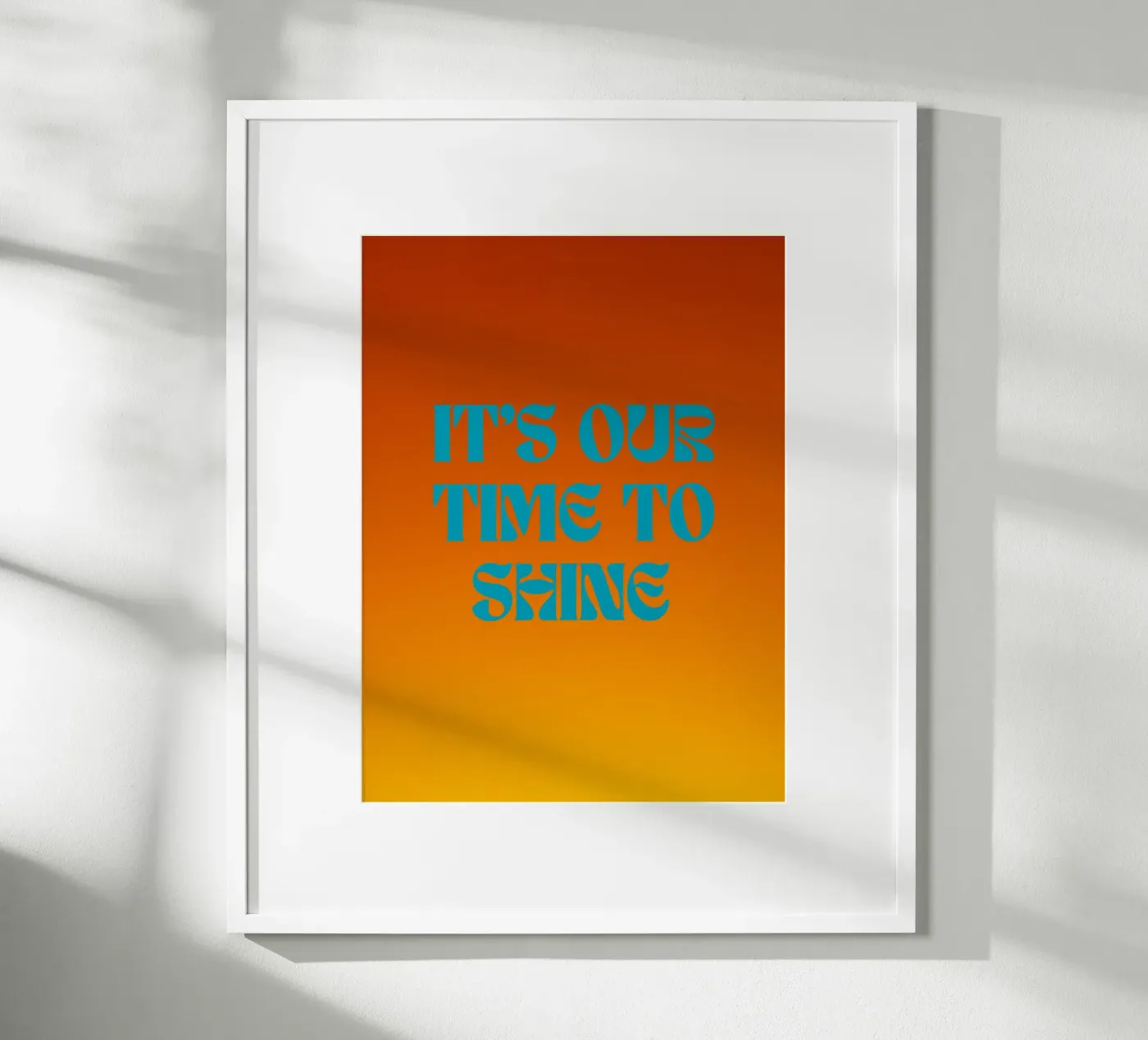 Shine Bright poster da inspirational quote