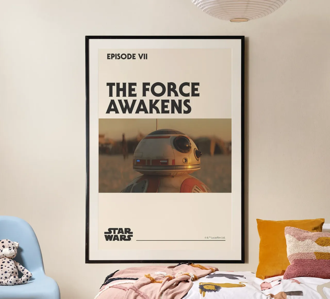 EPISODE VII - BB-8 DROID poster con telaio in plastica da Star Wars