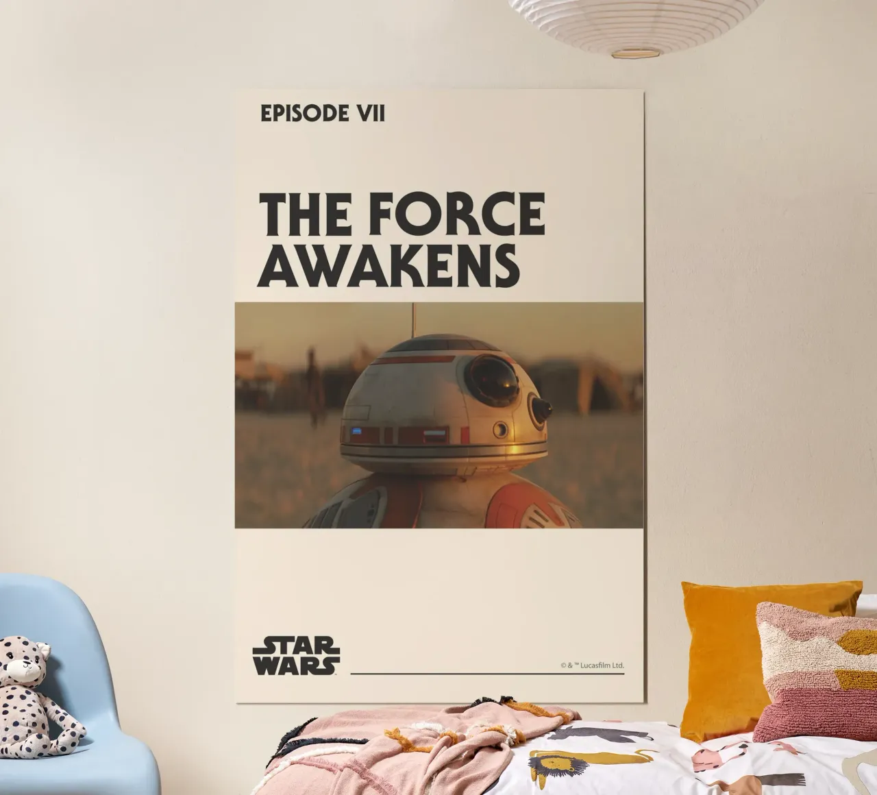 EPISODE VII - BB-8 DROID poster con telaio in plastica da Star Wars
