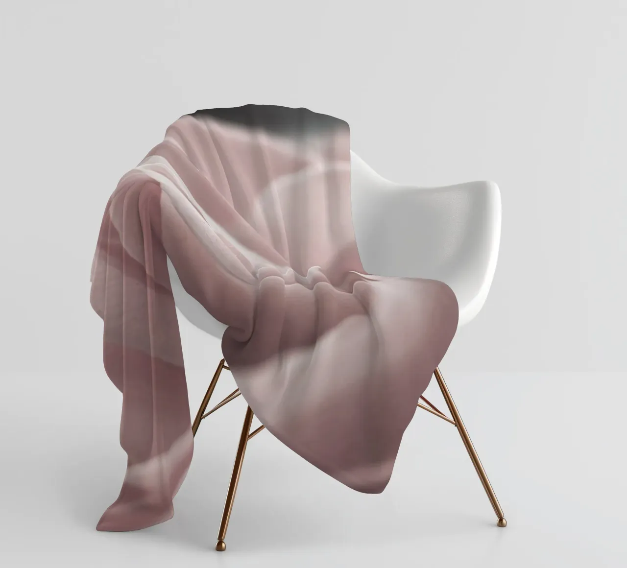 Elegante fiore di rosa - Delicato e senza tempo coperta in pile da Whole©