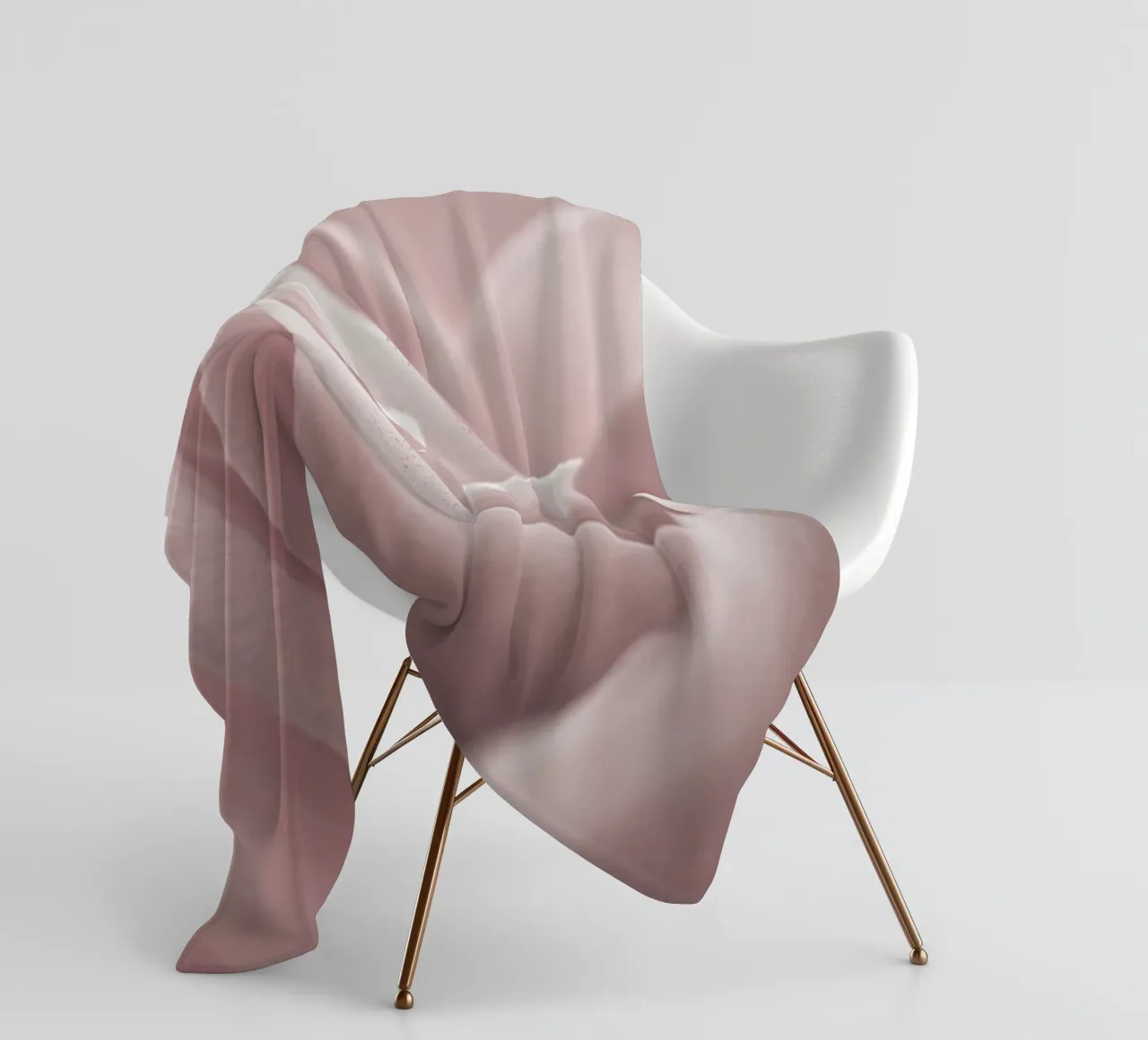 Elegante fiore di rosa - Delicato e senza tempo coperta in pile da Whole©