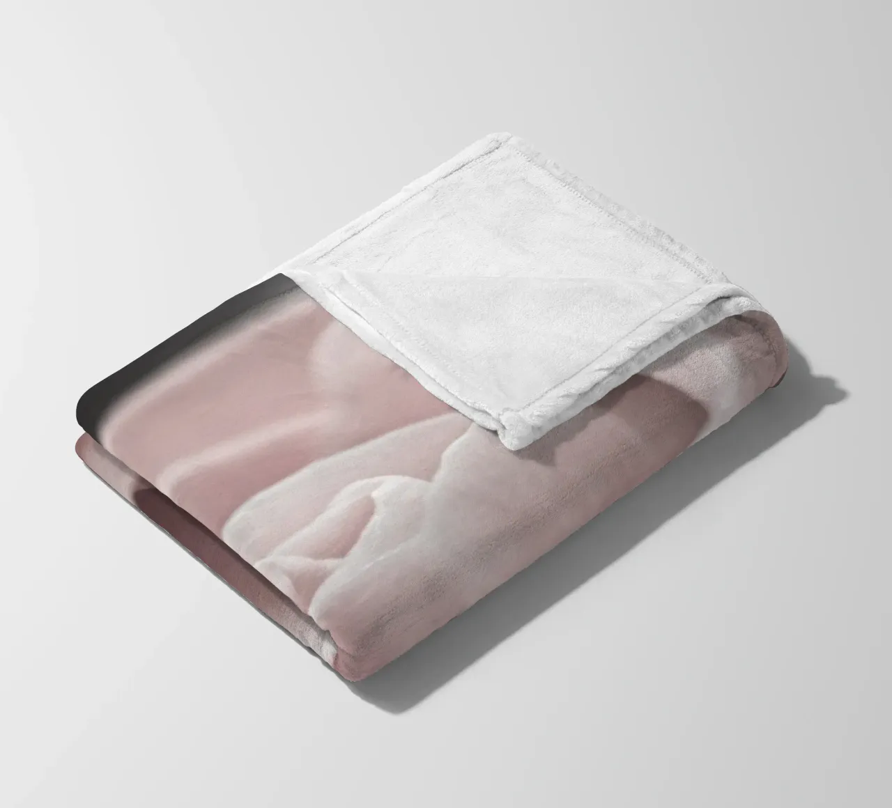 Elegante fiore di rosa - Delicato e senza tempo coperta in pile da Whole©
