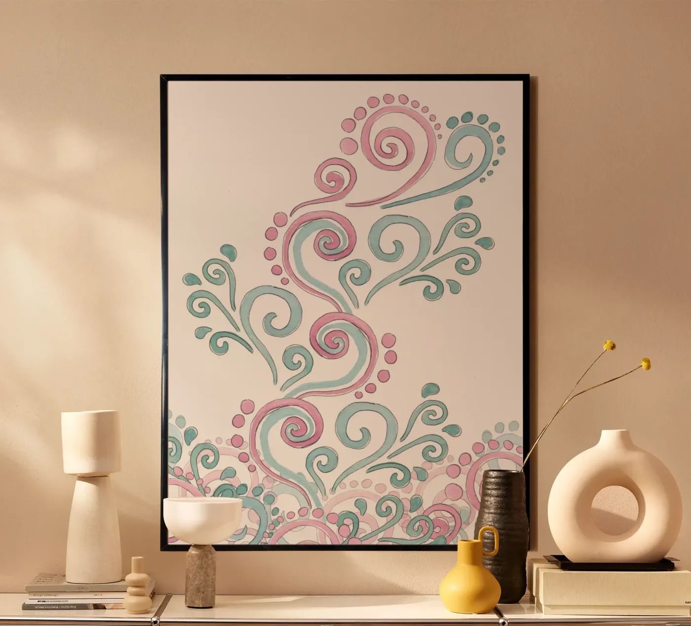 Herzflow poster by Phine-Art
