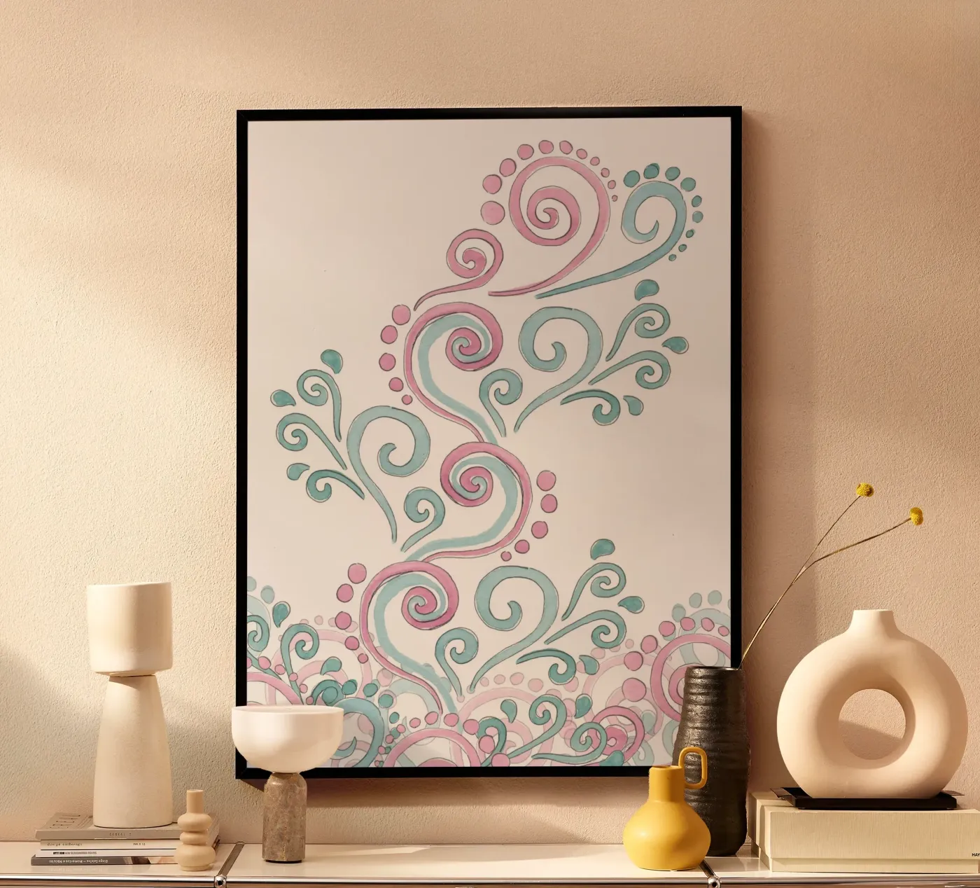Herzflow poster by Phine-Art