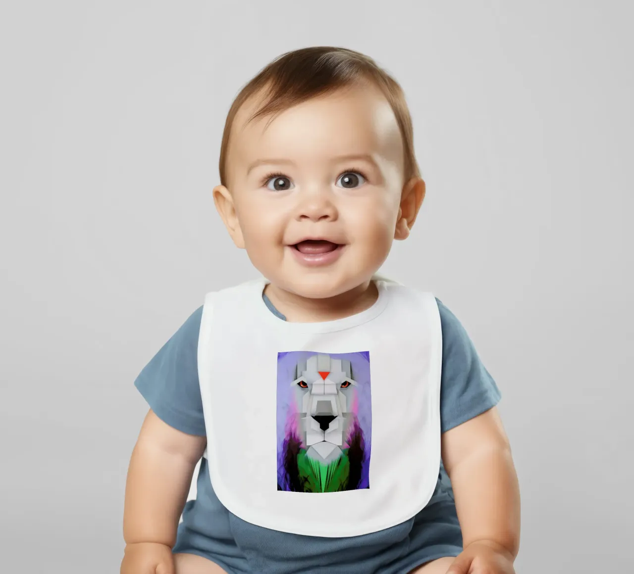 Lion Babylätzchen von Maks.M