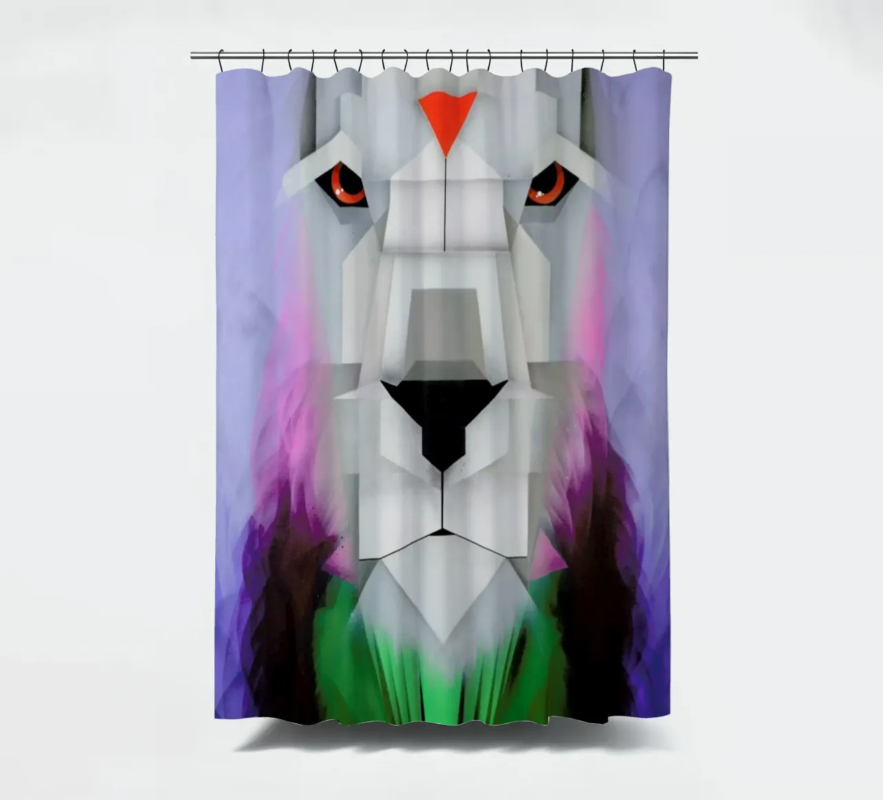 Lion shower curtain by Maks.M
