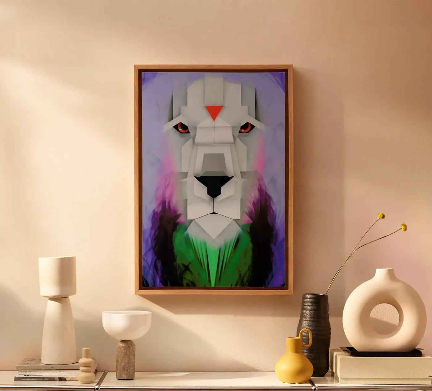 Lion tela da Maks.M