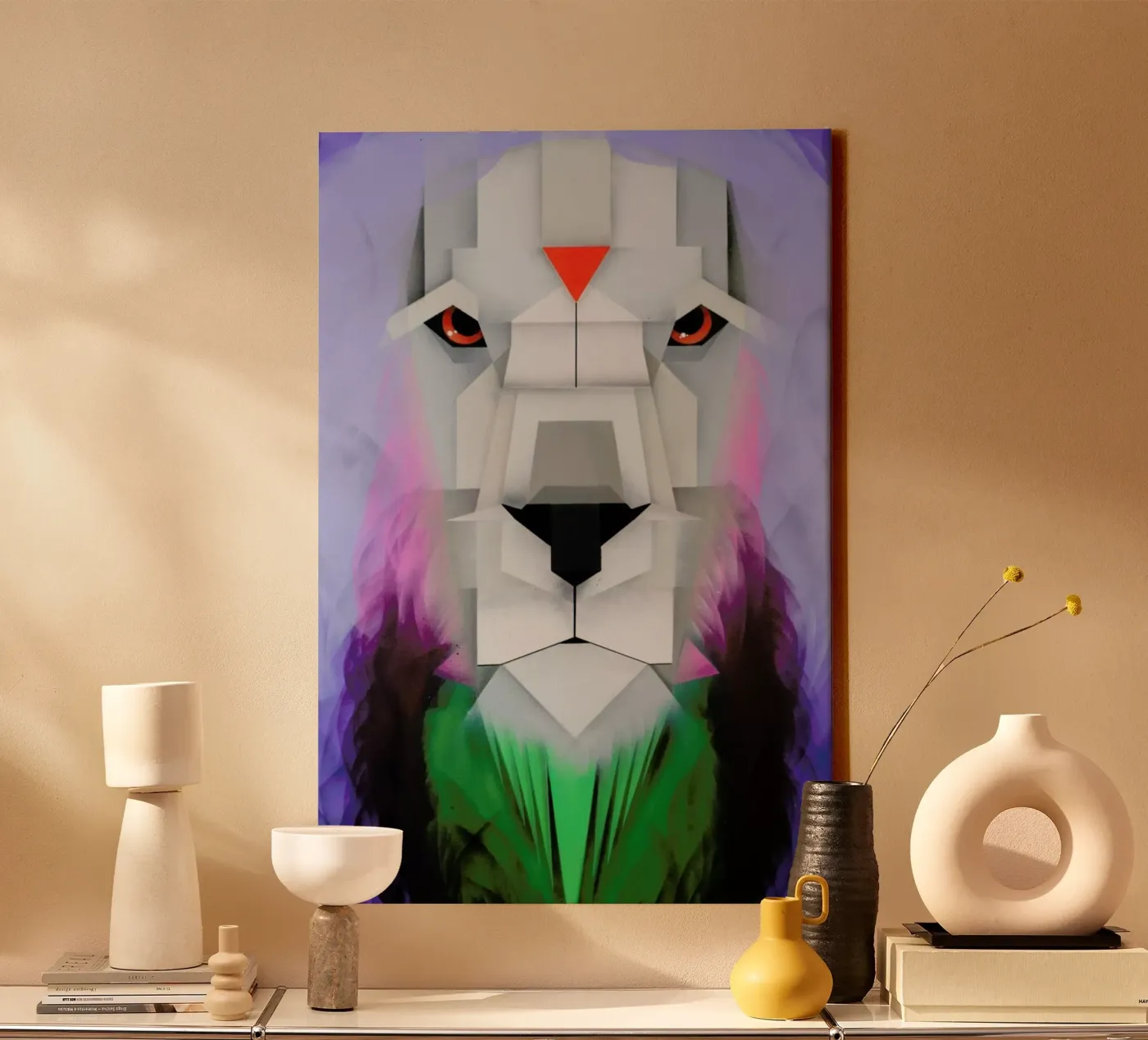 Lion tela da Maks.M