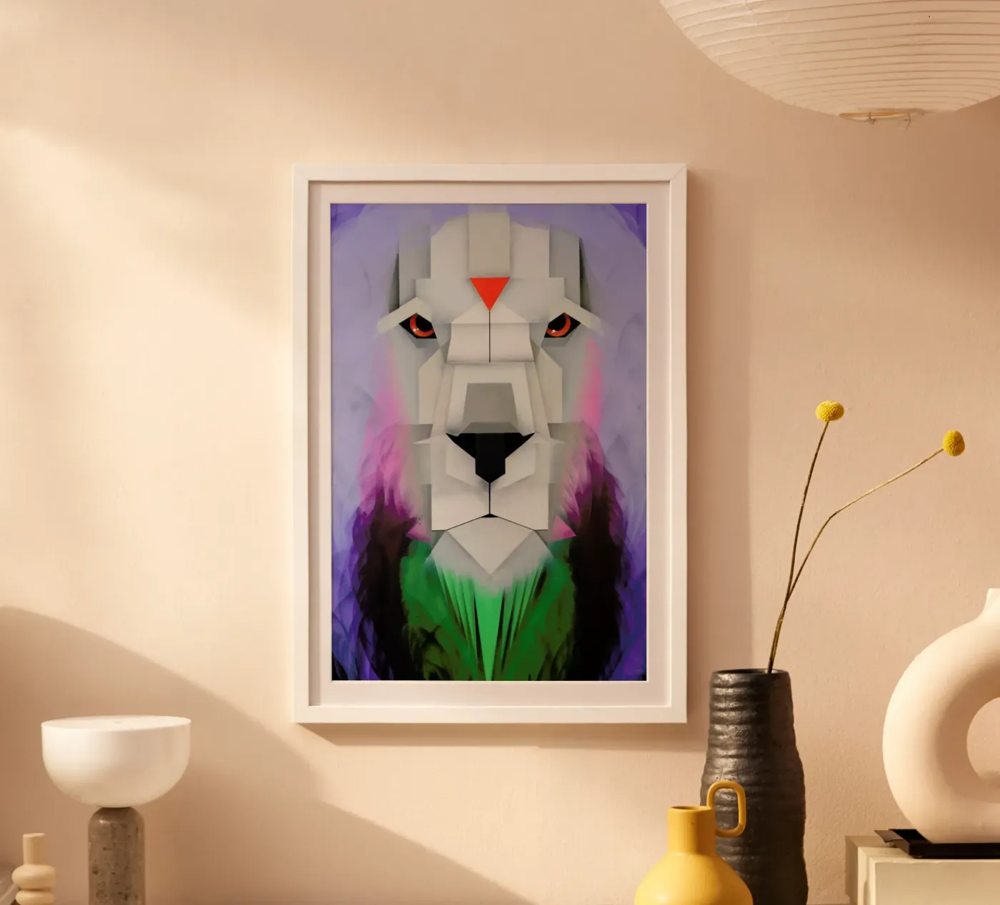 Lion poster by Maks.M