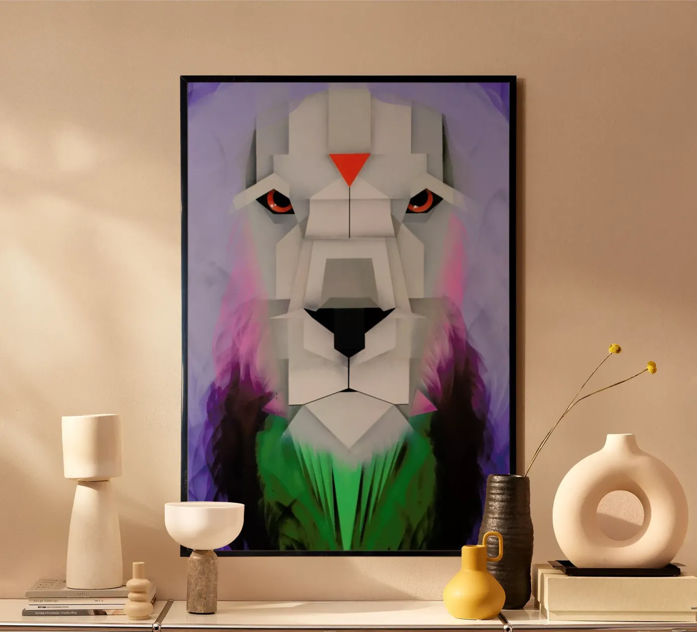 Lion poster by Maks.M