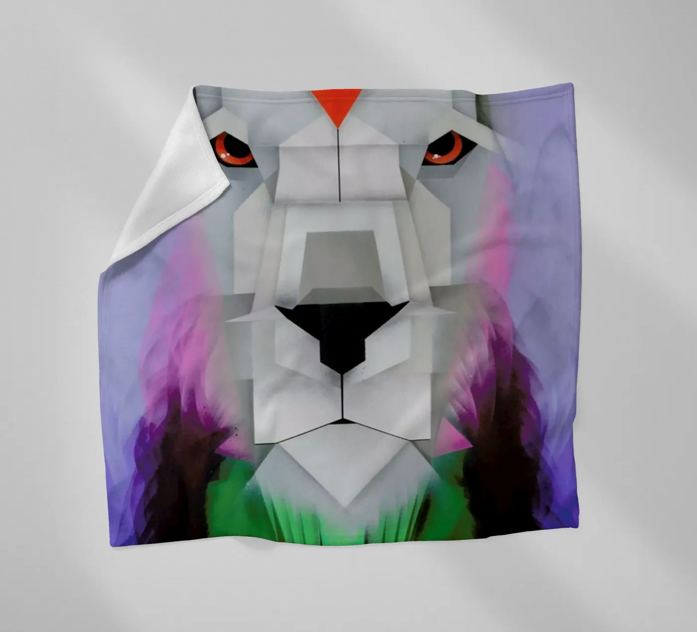 Lion fleecedeken van Maks.M