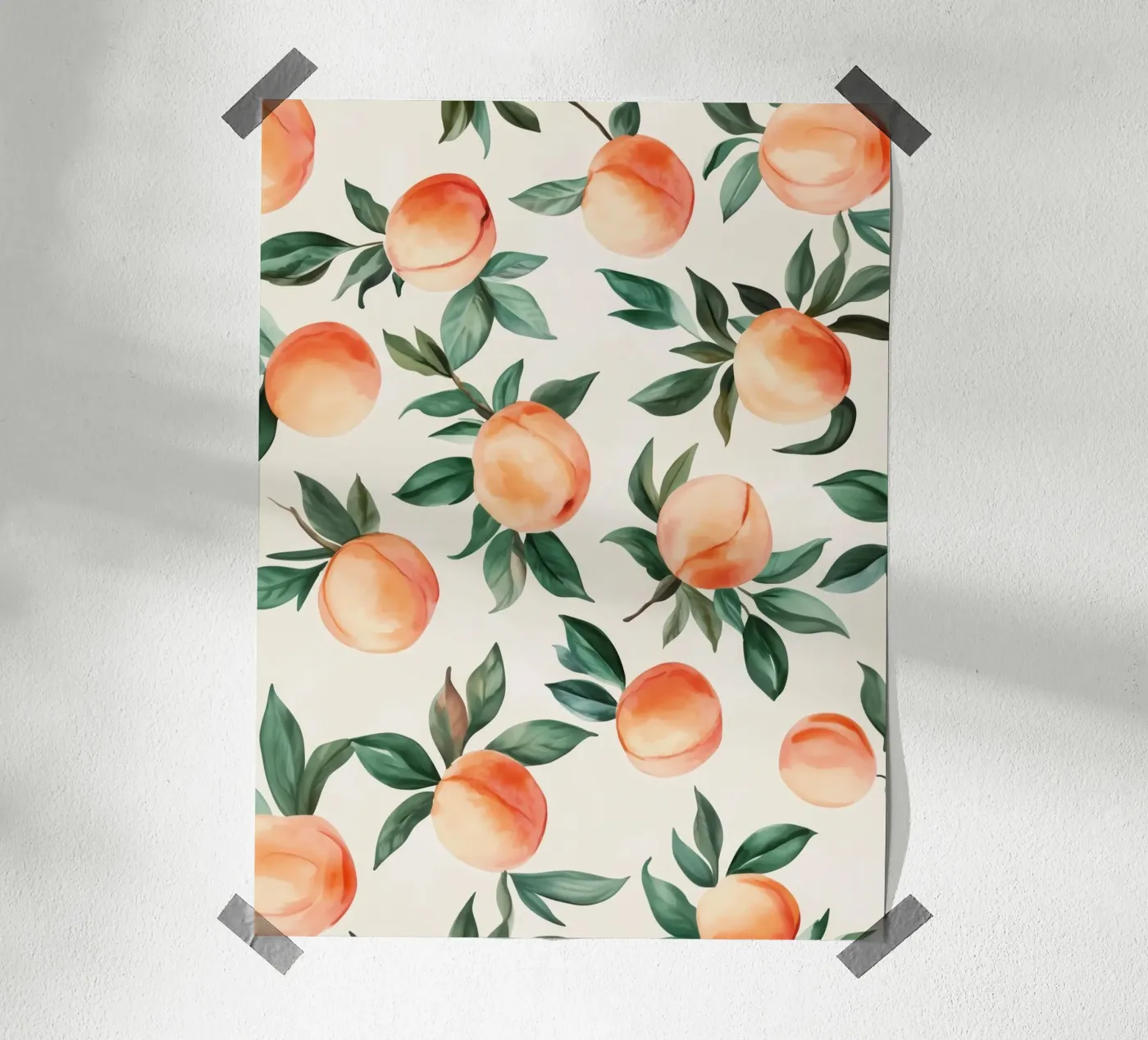 Peaches poster by IamHomeStudio