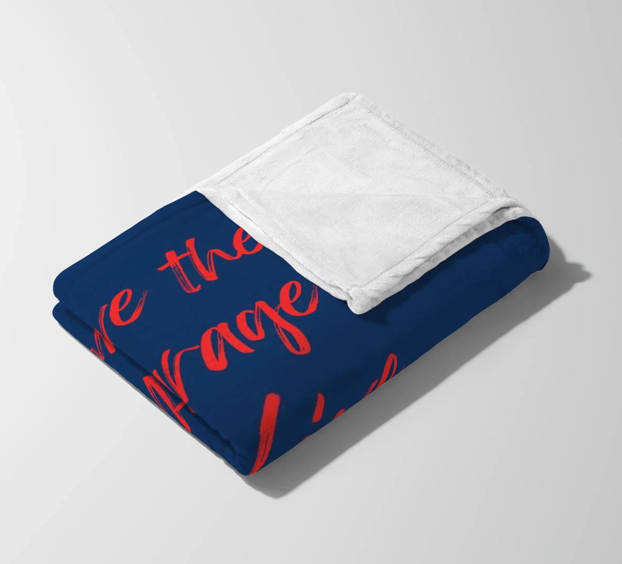 Abbiate il coraggio di vivere a modo vostro coperta in pile da inspirational quote