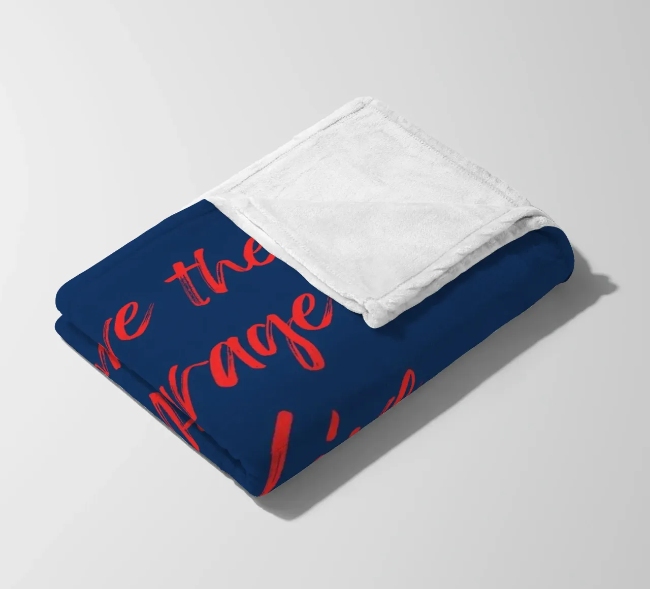 Abbiate il coraggio di vivere a modo vostro coperta in pile da inspirational quote