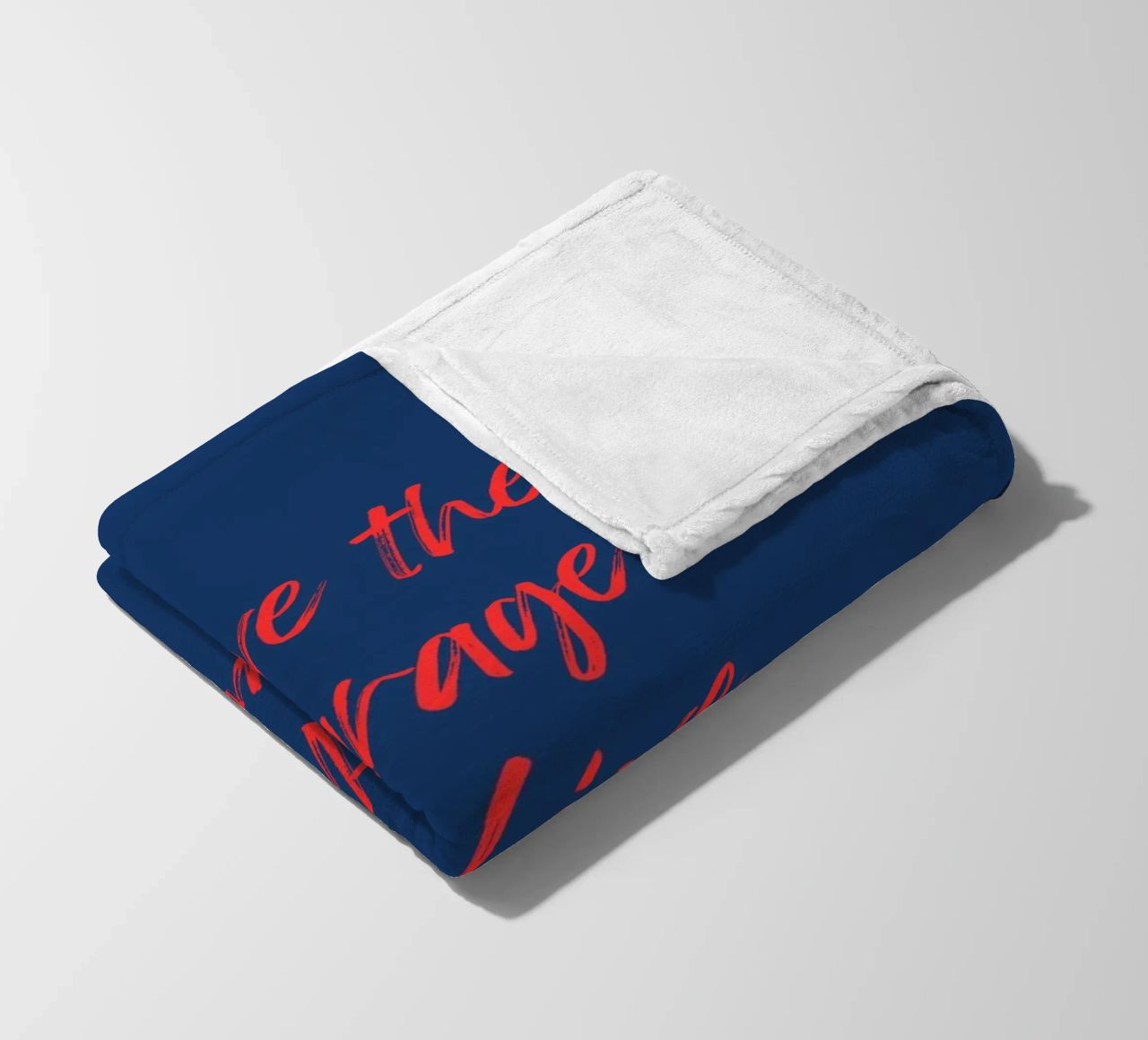 Abbiate il coraggio di vivere a modo vostro coperta in pile da inspirational quote