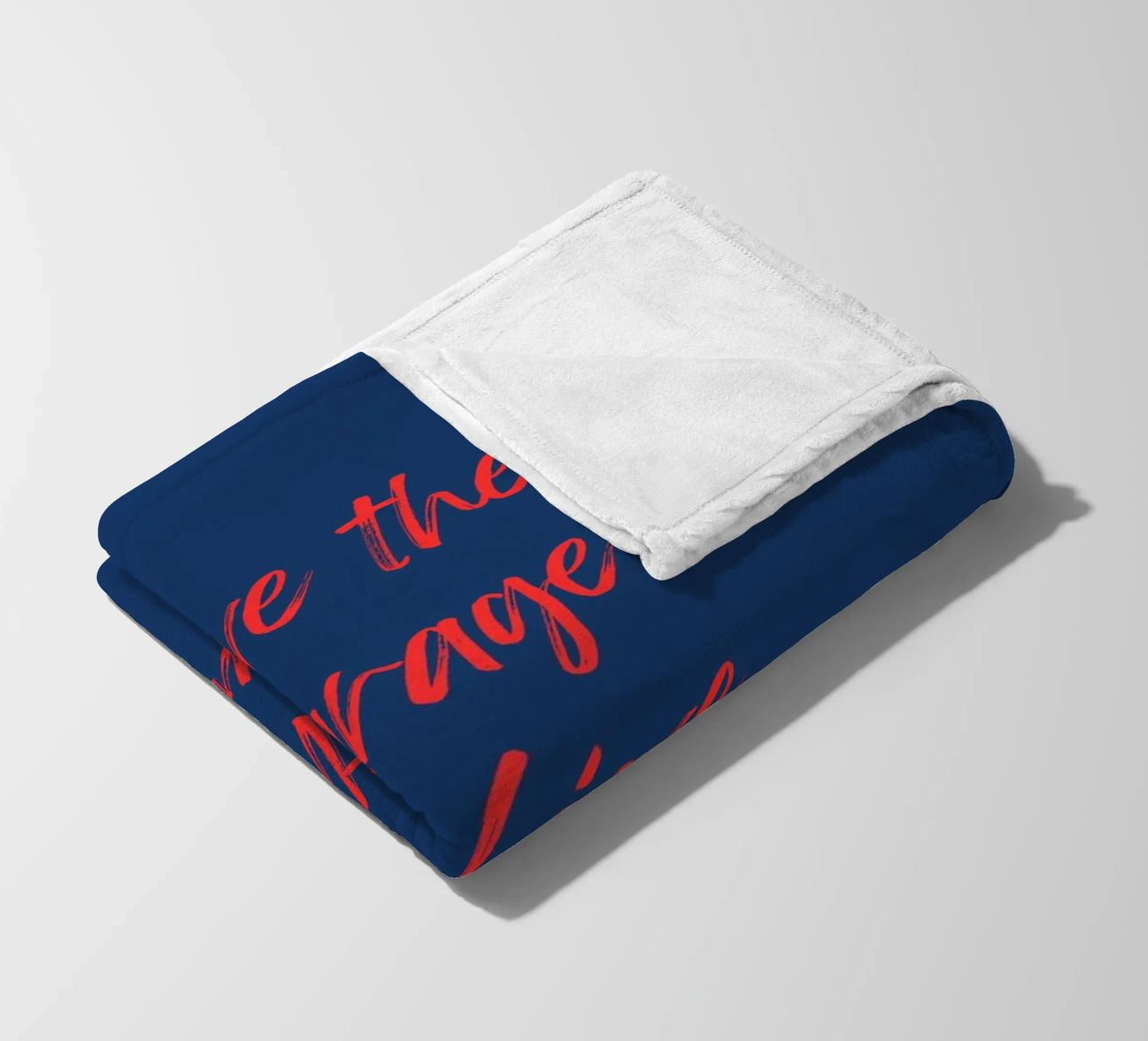 Abbiate il coraggio di vivere a modo vostro coperta in pile da inspirational quote