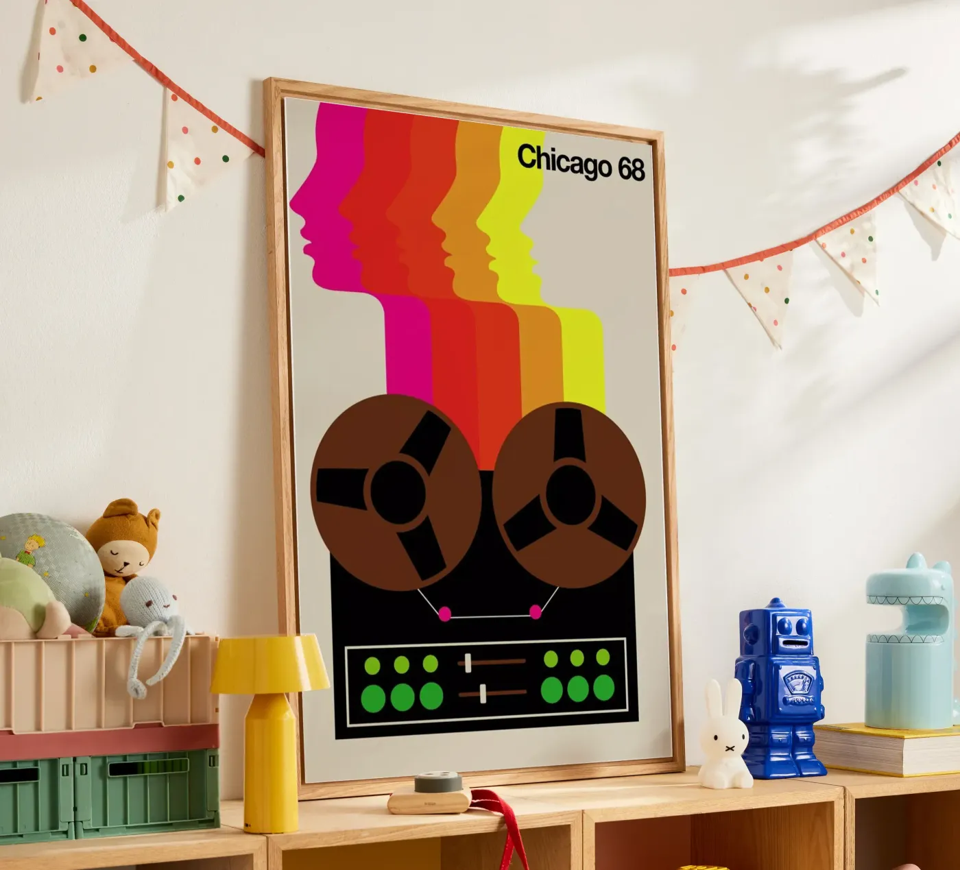 Chicago 68 acrylic glass by Bo Lundberg