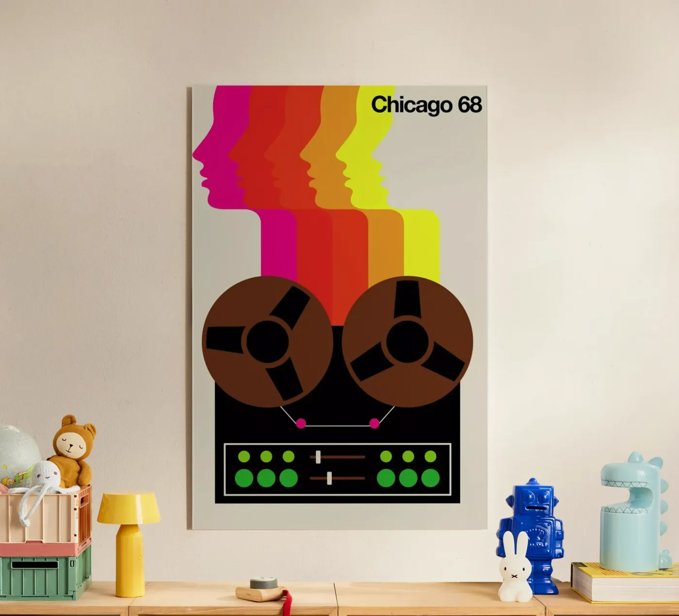 Chicago 68 acrylic glass by Bo Lundberg