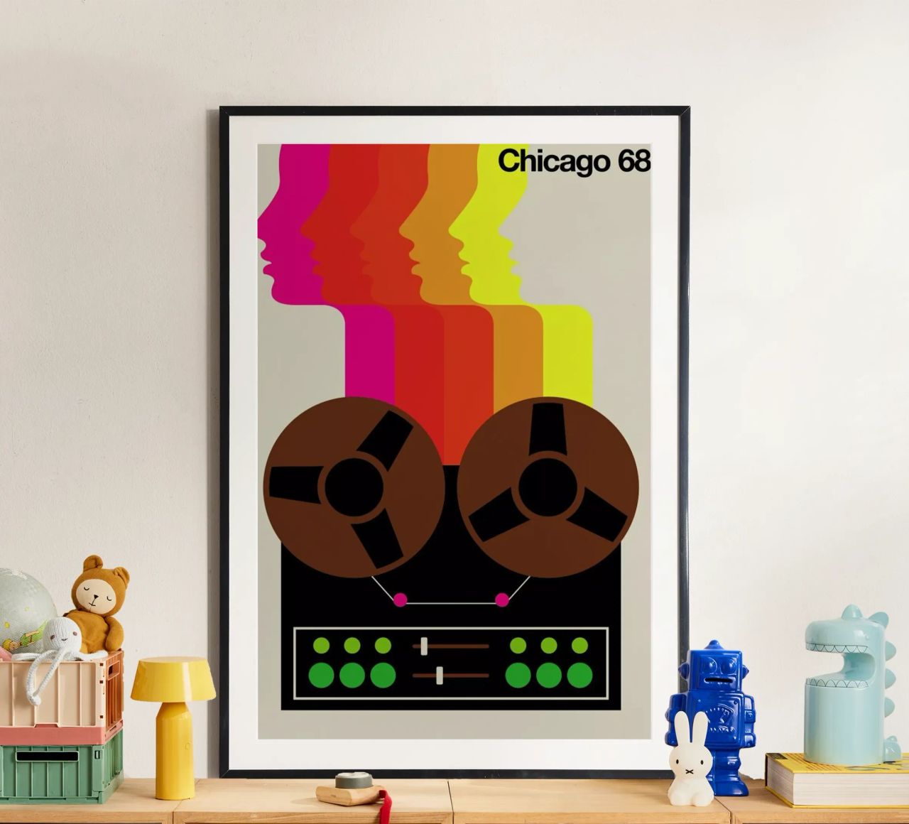 Chicago 68 Poster von Bo Lundberg