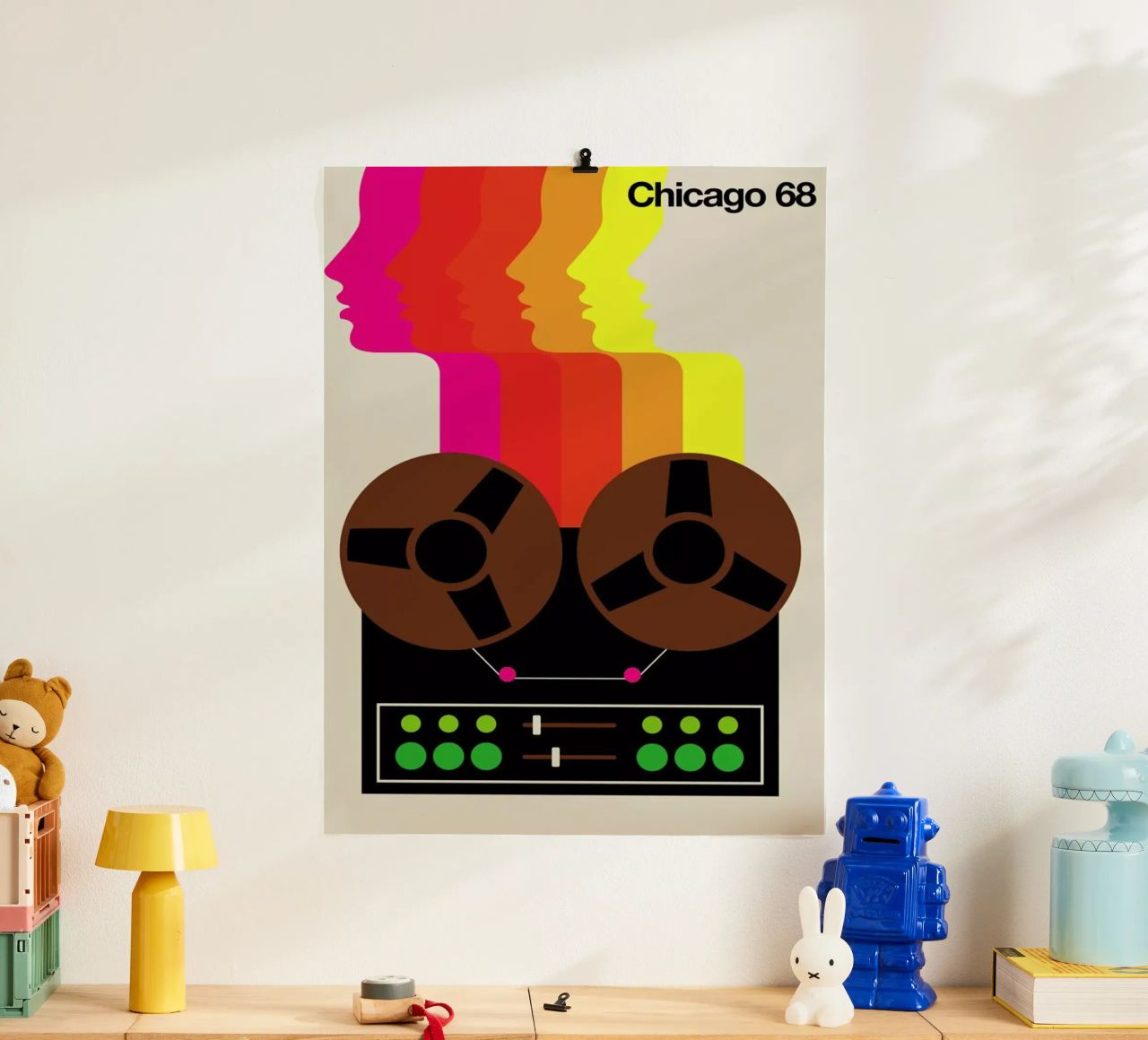 Chicago 68 Poster von Bo Lundberg