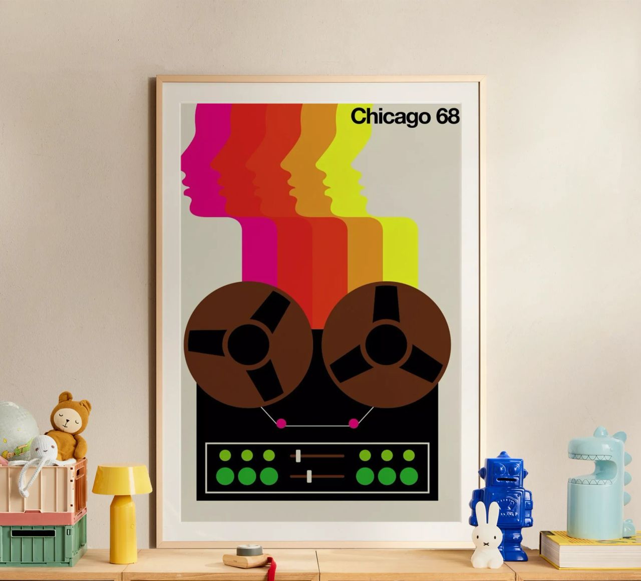 Chicago 68 Poster von Bo Lundberg