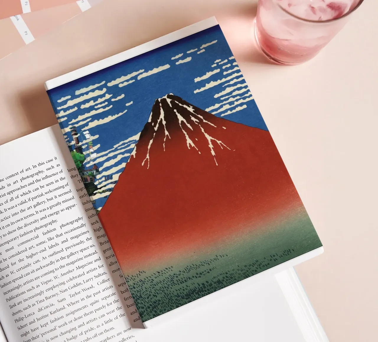 Howl's Moving Castle & Mt Fuji notebook by Mashtup