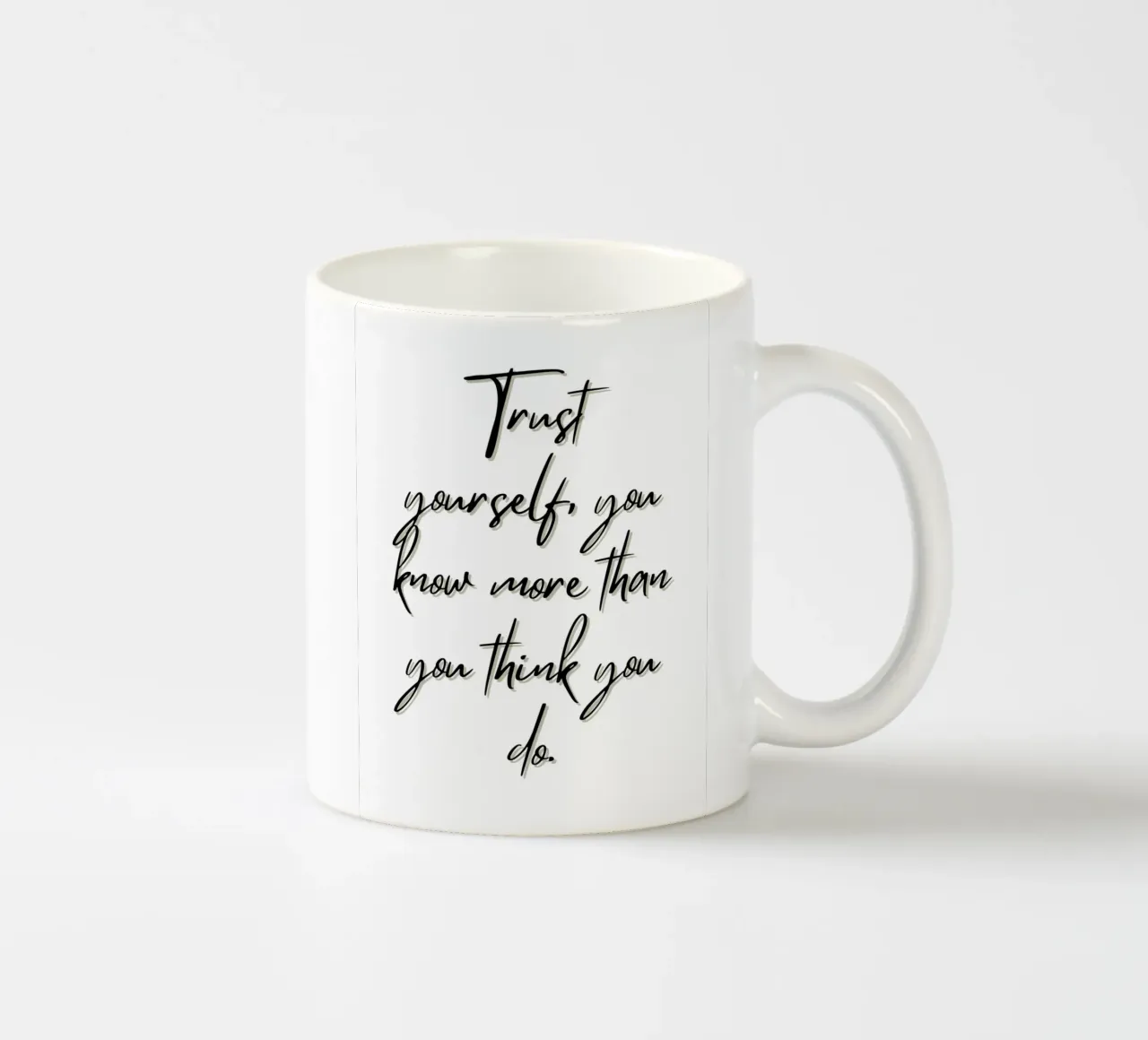 Fiducia in se stessi tazza in ceramica da inspirational quote