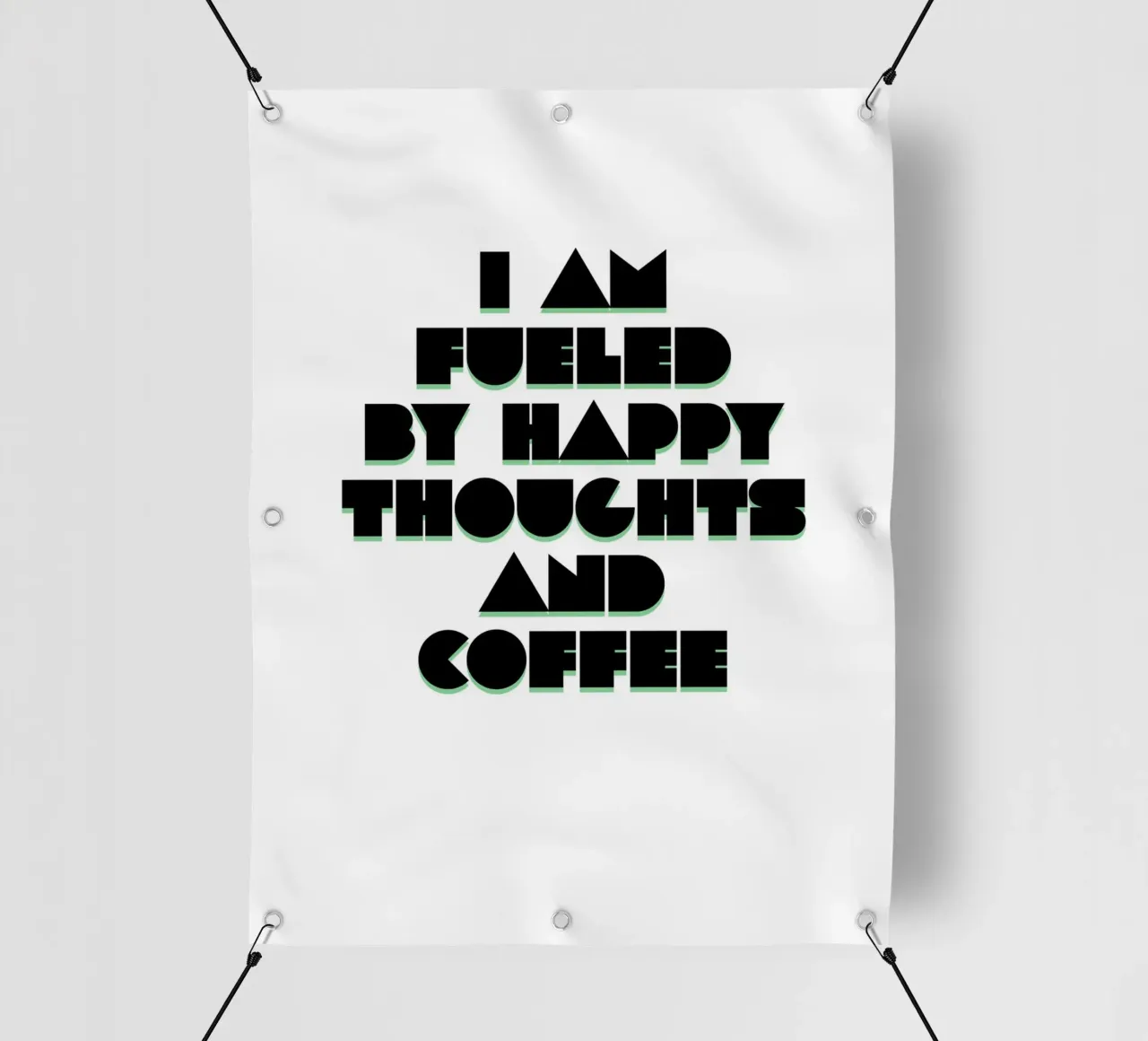 Carburante per l'anima telo in pvc da inspirational quote