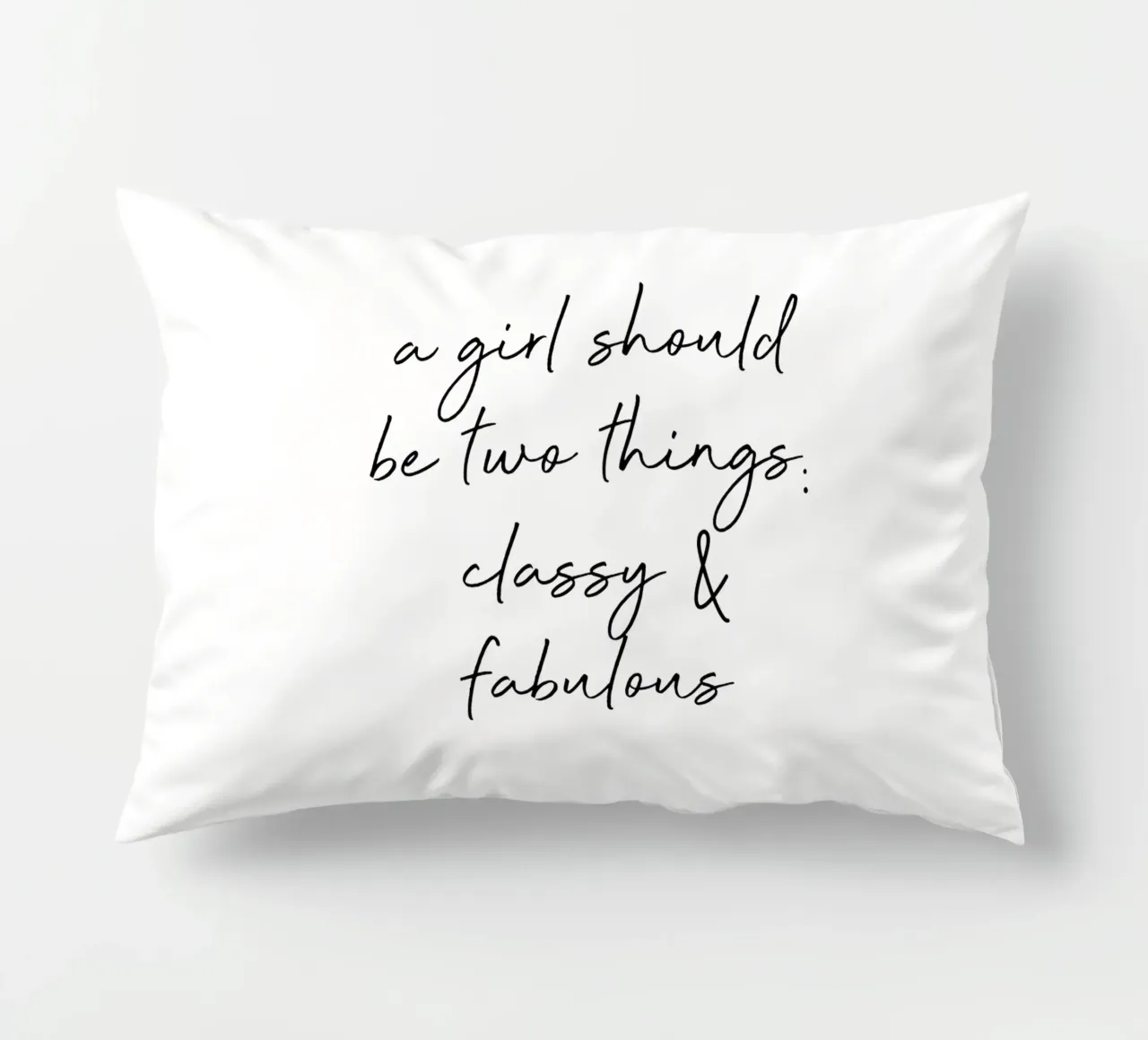 Classy & Fabulous Quote decorative cushion by Orara Studio