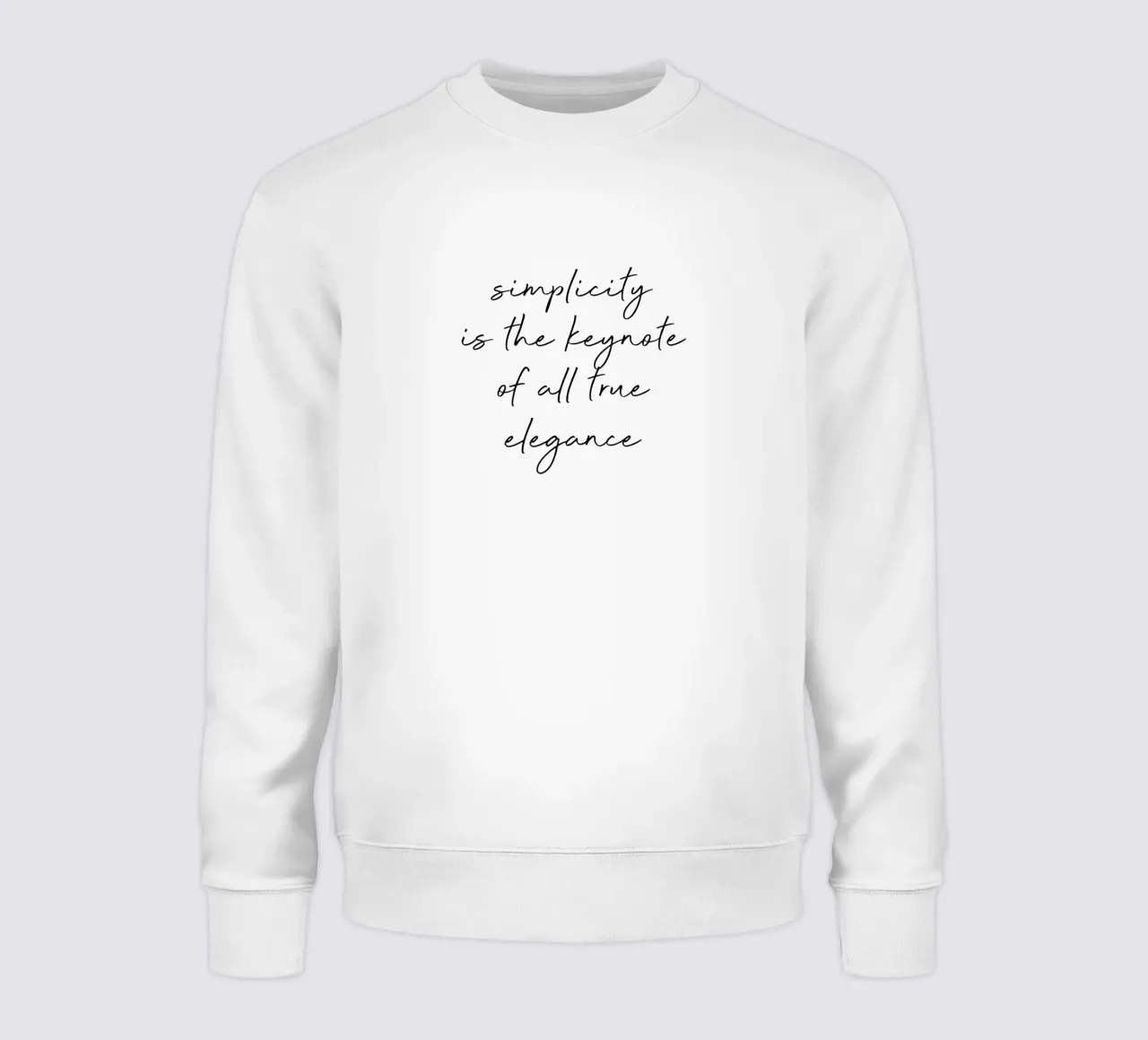 Citazione di semplicità felpa da Orara Studio
