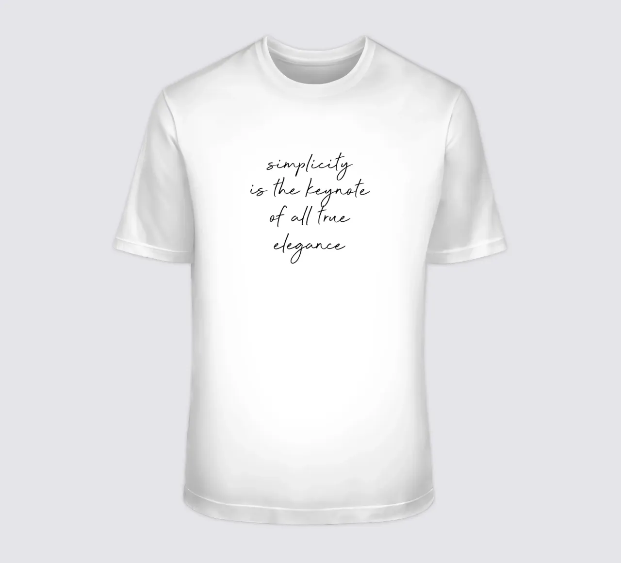 Citazione di semplicità t-shirt da Orara Studio