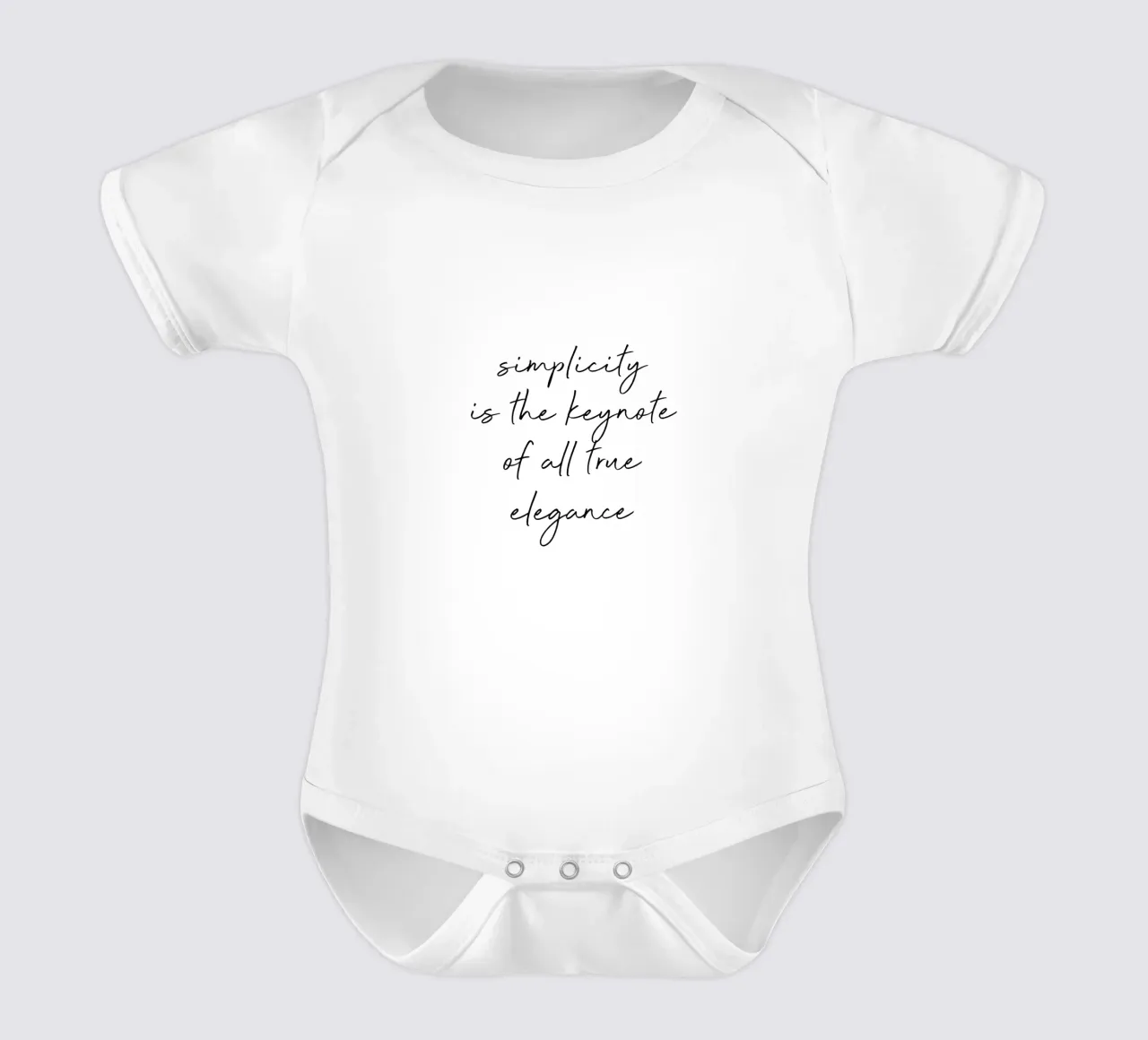 Citation de la simplicité body bébé de Orara Studio