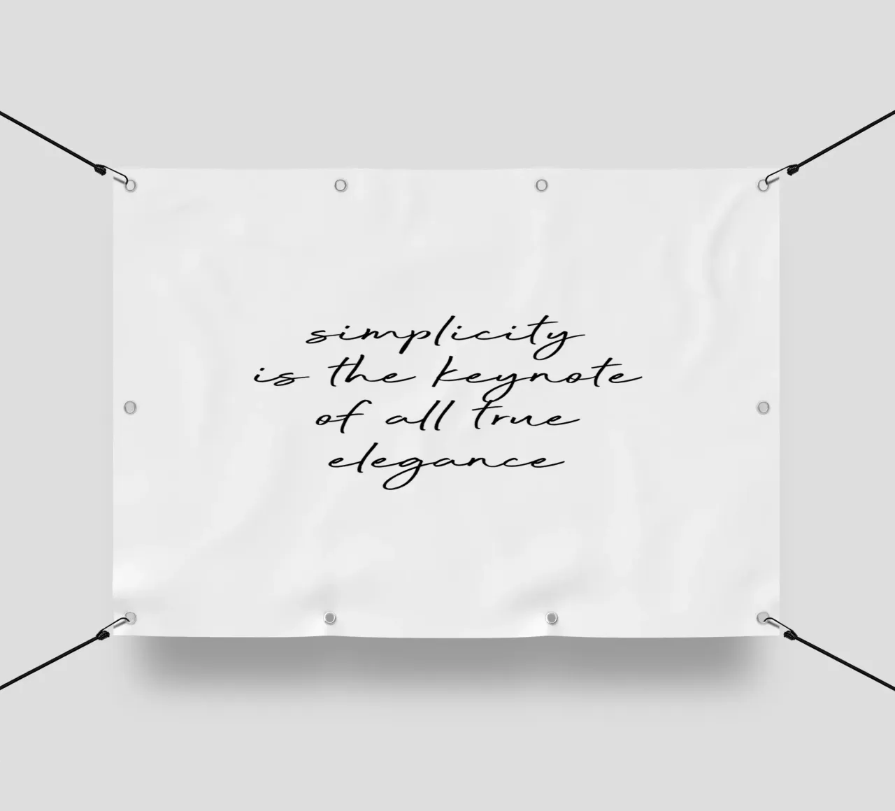 Citazione di semplicità telo in pvc da Orara Studio