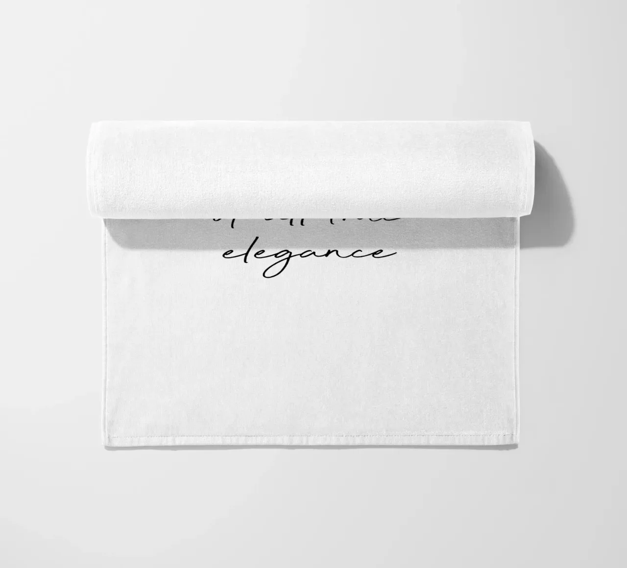 Simplicity Quote beach towel by Orara Studio