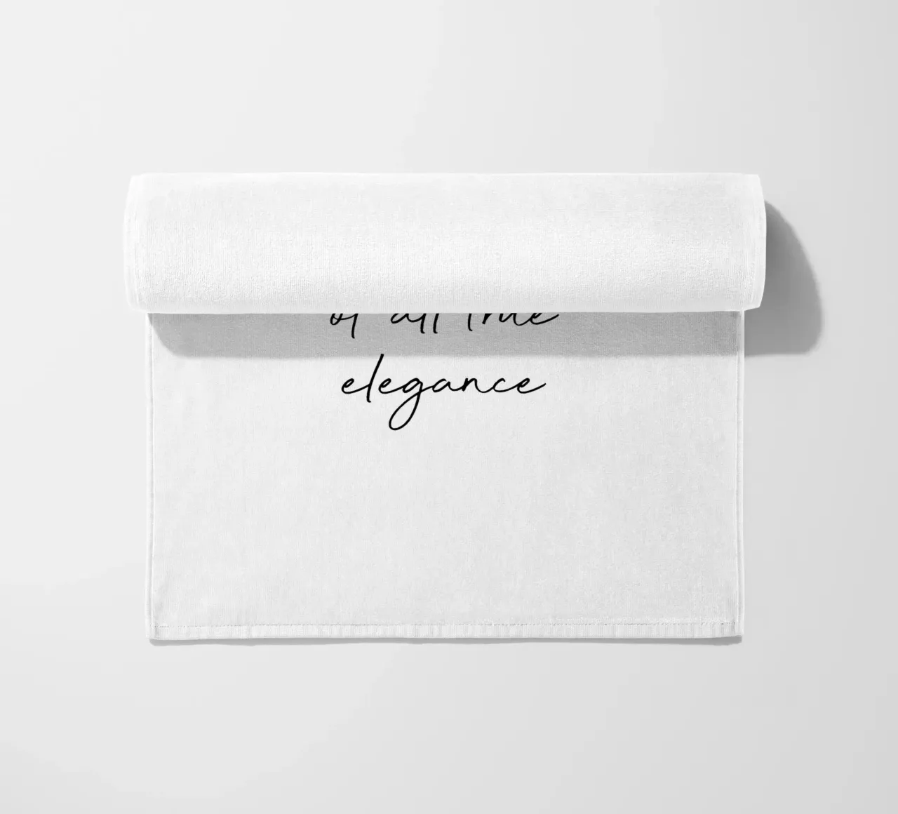 Simplicity Quote beach towel by Orara Studio