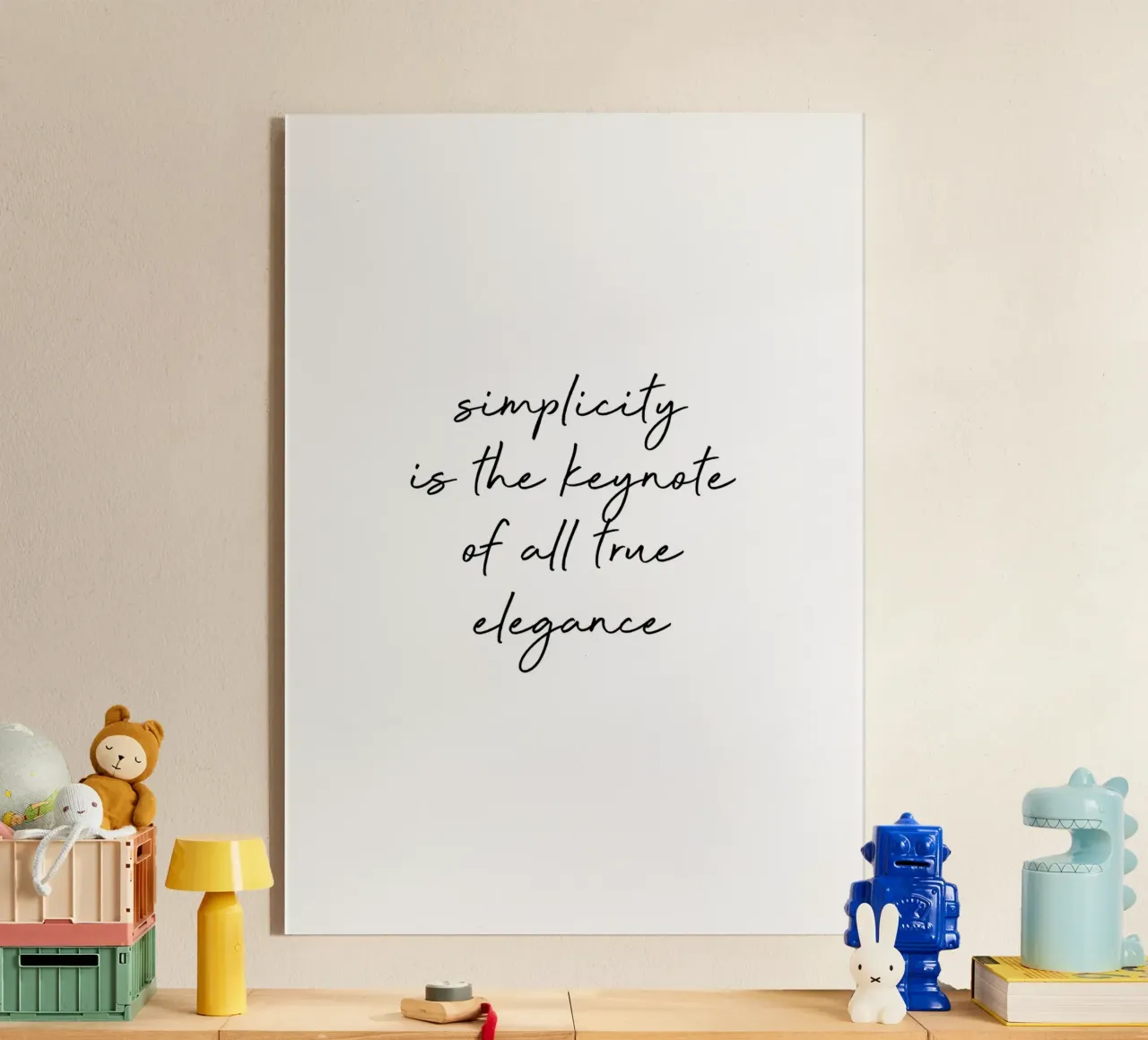 Simplicity Quote plexiglas de Orara Studio