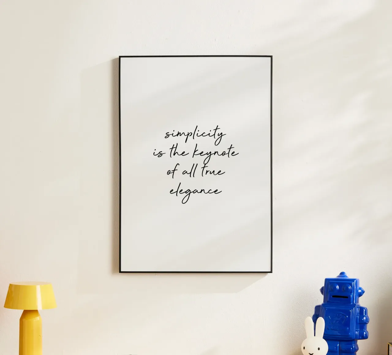 Simplicity Quote forex plate by Orara Studio