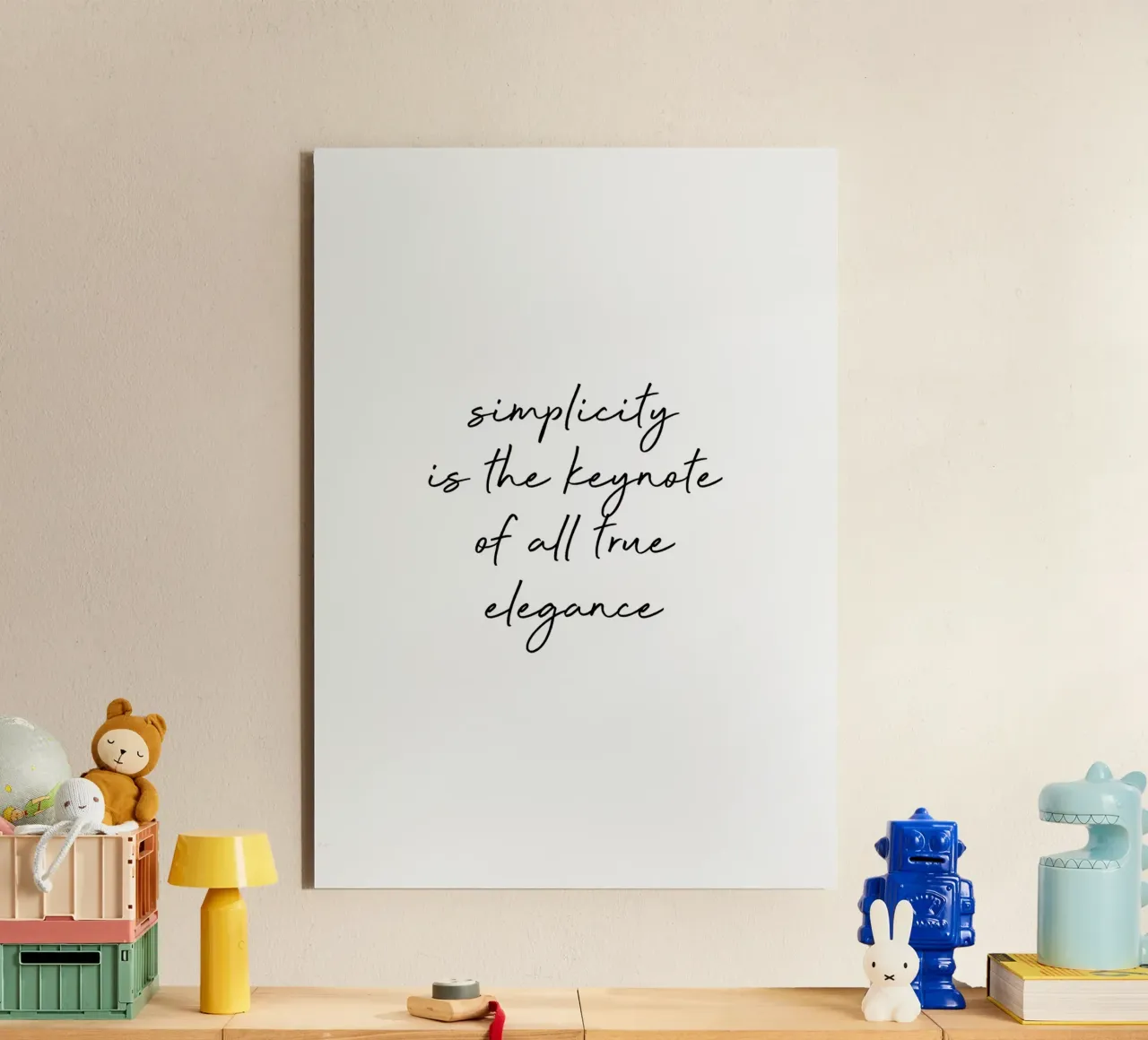 Simplicity Quote forex plate by Orara Studio