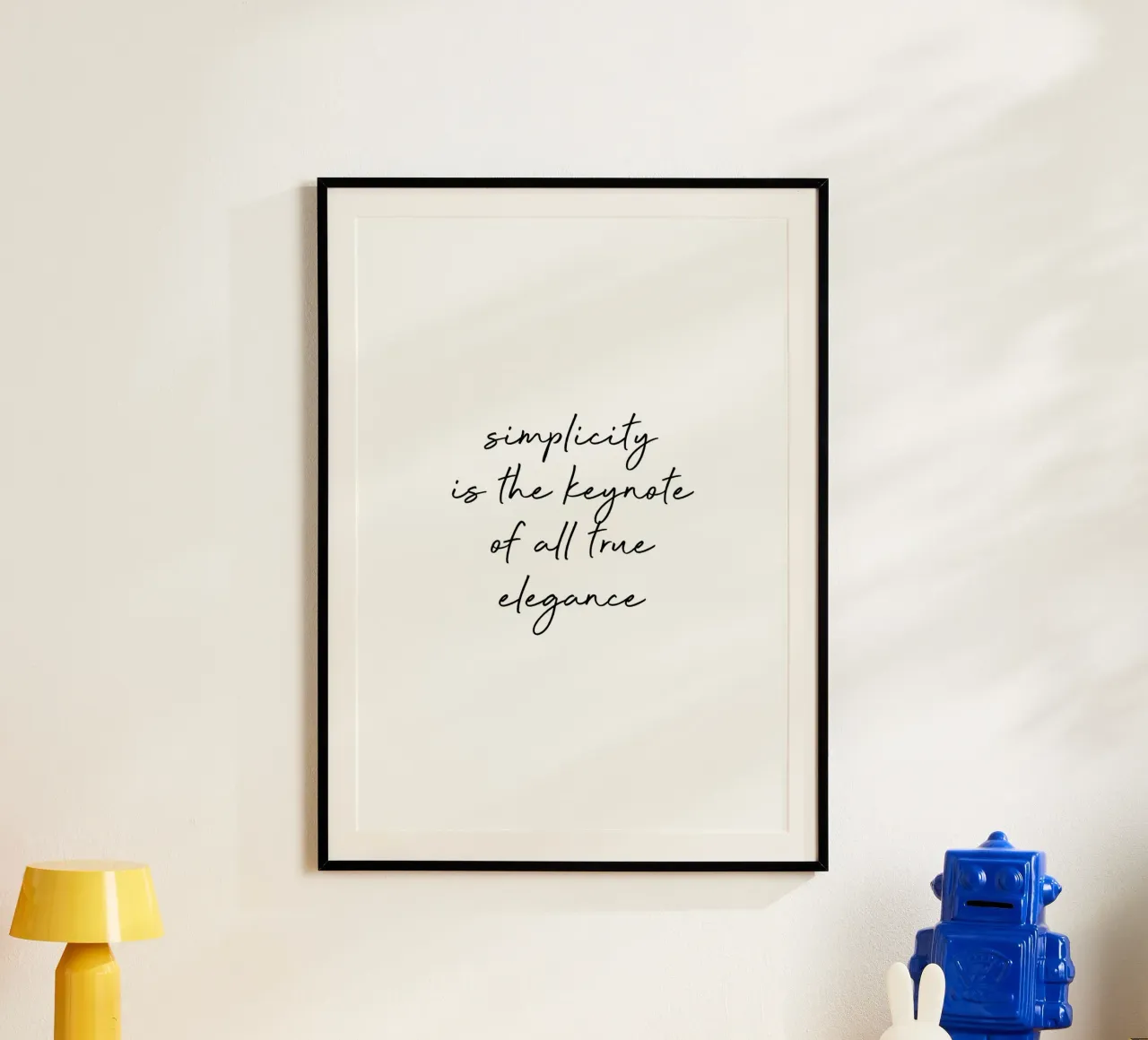 Simplicity Quote poster by Orara Studio
