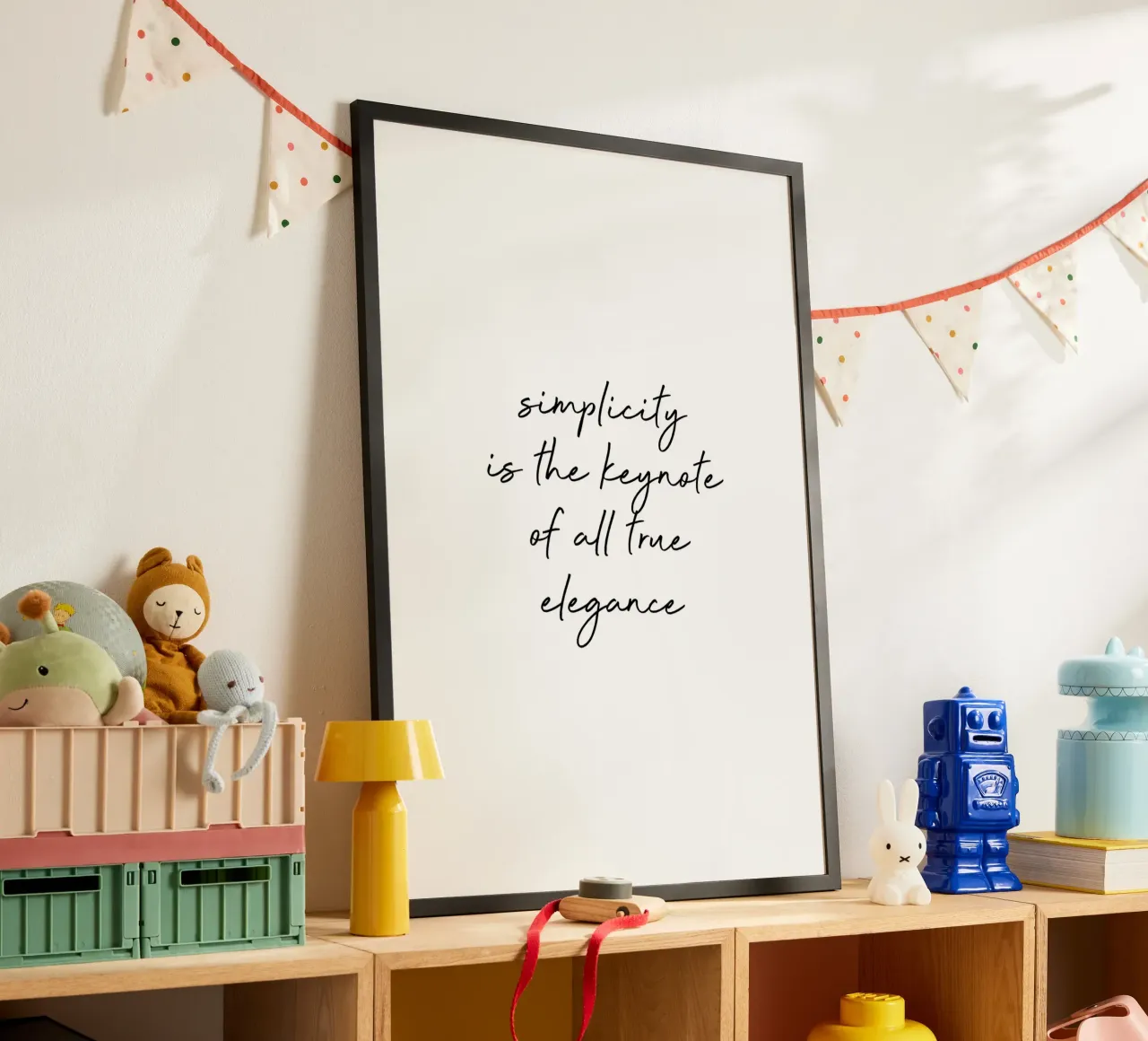 Simplicity Quote poster by Orara Studio