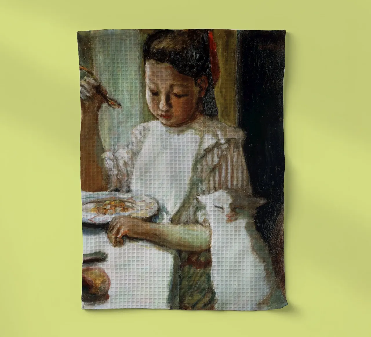 Bonnard - Bambino e gatto canovaccio da cucina da ARTOTHEK