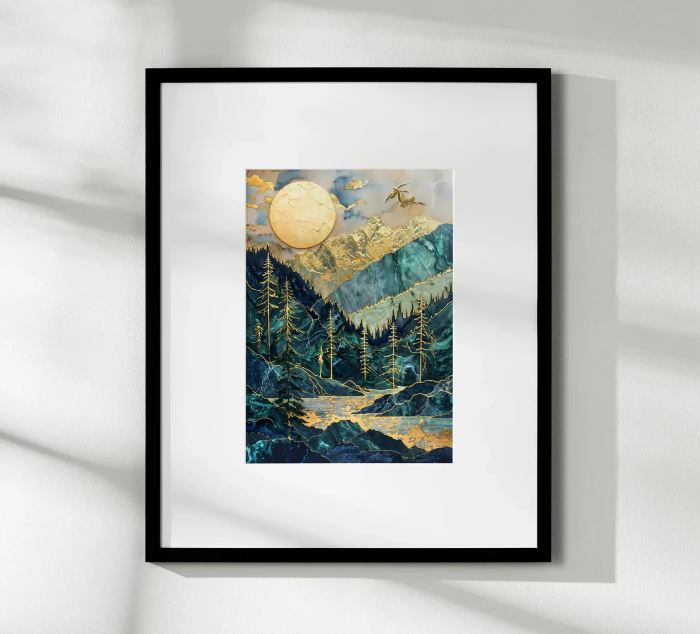 Radiant Highlands Kintsugi poster da Atelier by Pixaverse