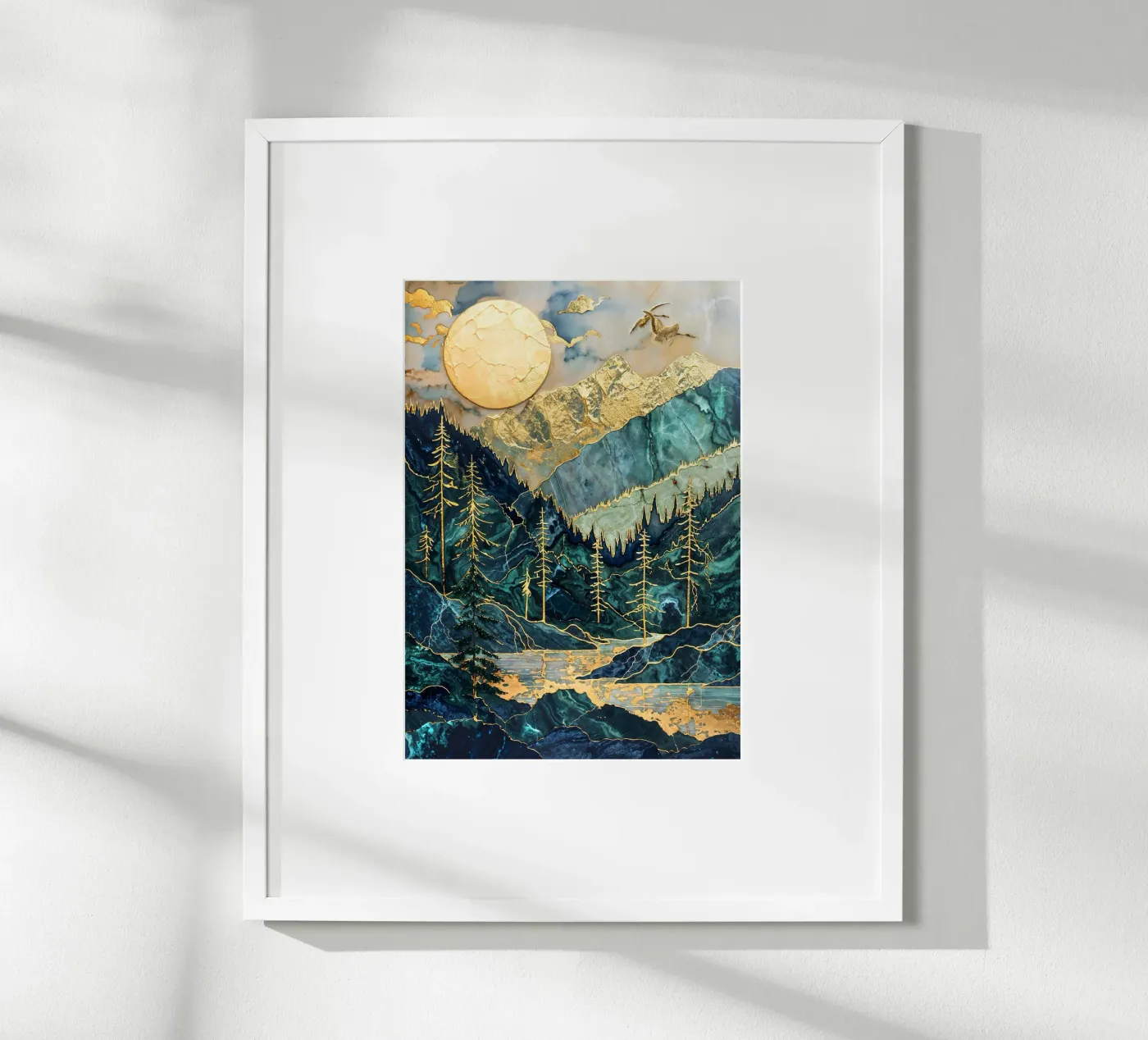 Radiant Highlands Kintsugi poster da Atelier by Pixaverse
