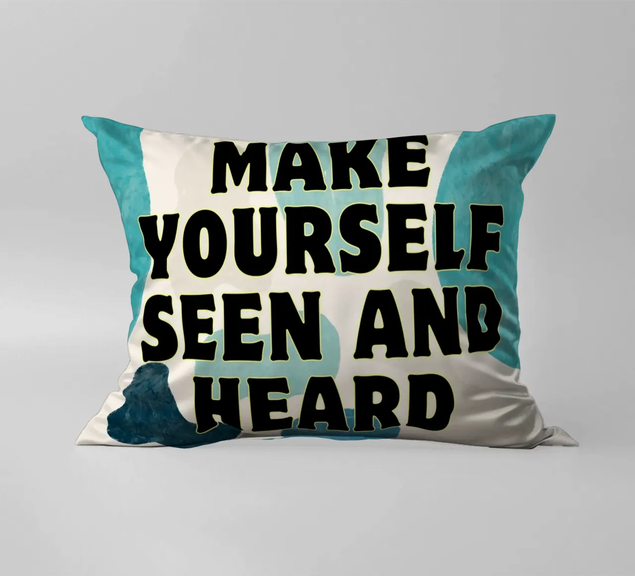 Farsi vedere e sentire cuscino da inspirational quote