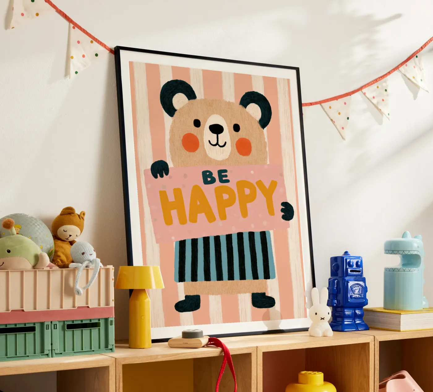 Be Happy Bear poster da Aimee