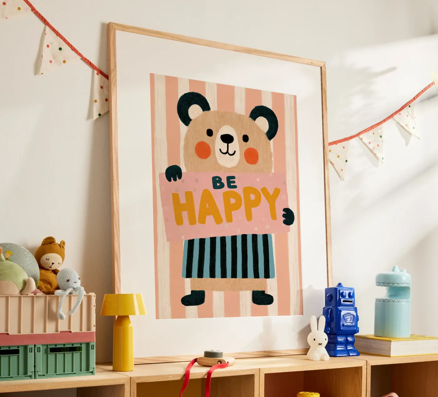 Be Happy Bear poster da Aimee